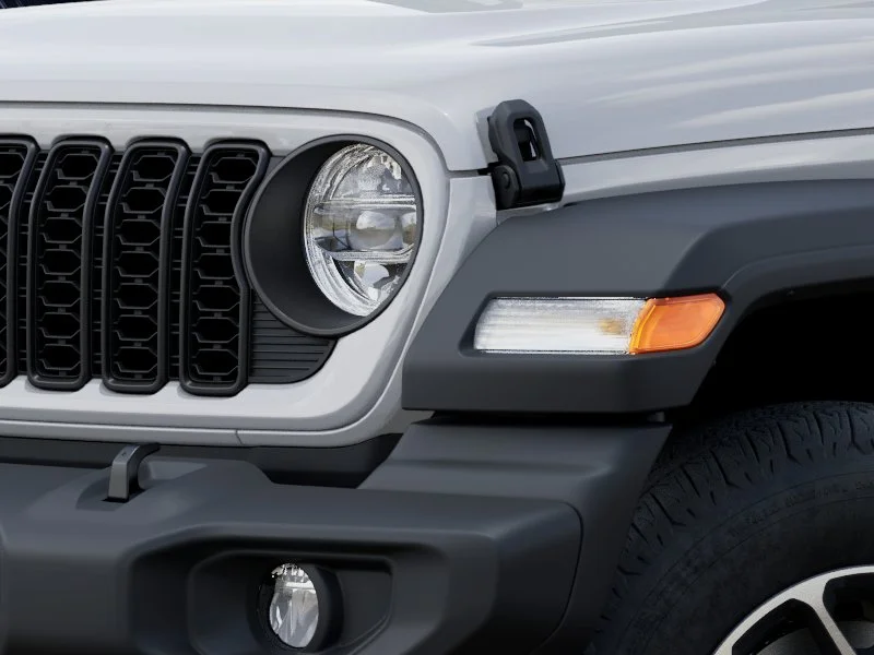 New 2026 Bright White Clear-Coat Exterior Paint Jeep Sport S image 6