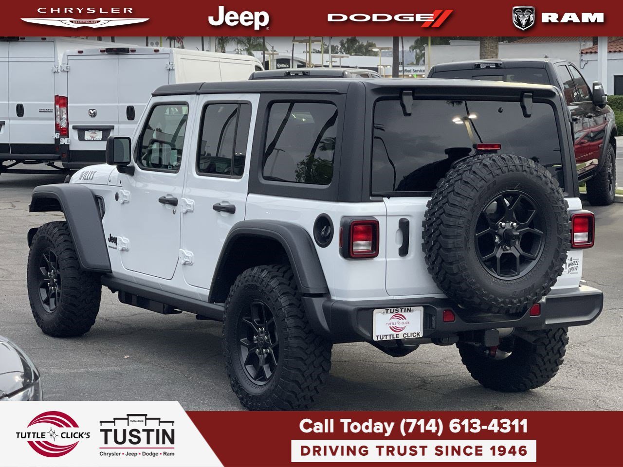New 2026 Bright White Clearcoat Jeep Willys image 4