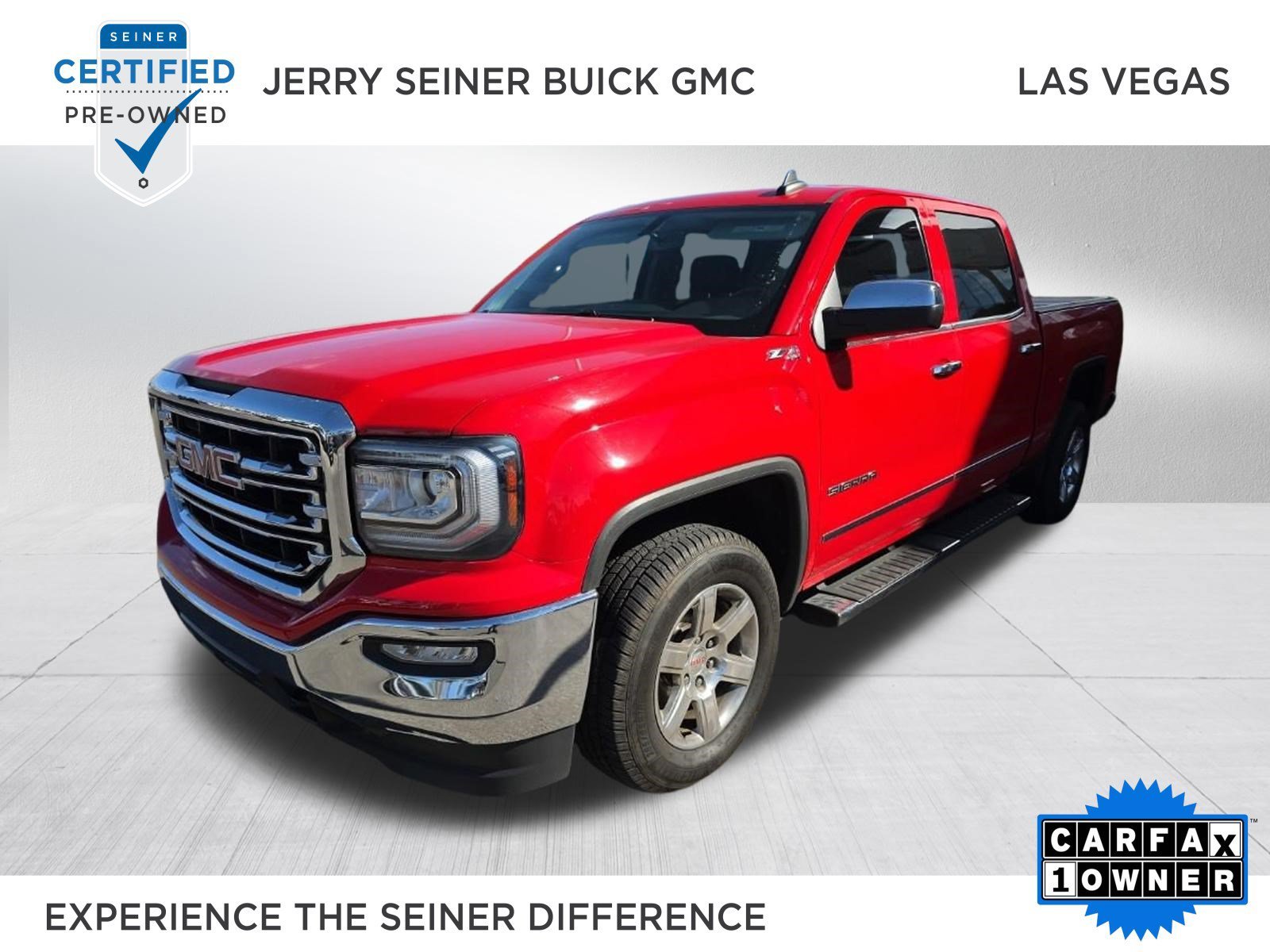 Used 2017 CARDINAL RED GMC SLT image 1