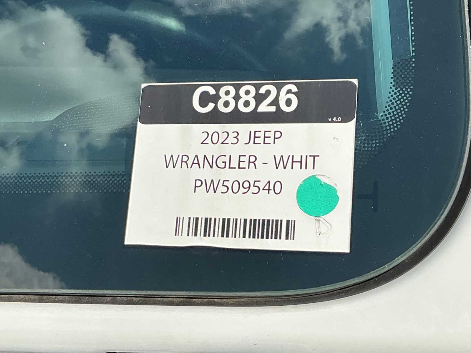 Used 2023 Bright White Clearcoat Jeep Sport S image 32