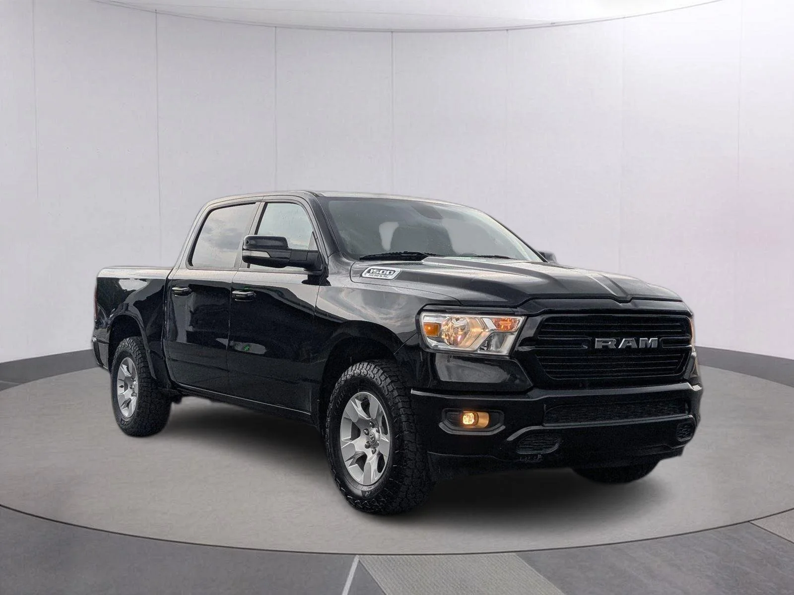Used 2020 Diamond Black Crystal Pearlcoat Ram Big Horn image 8