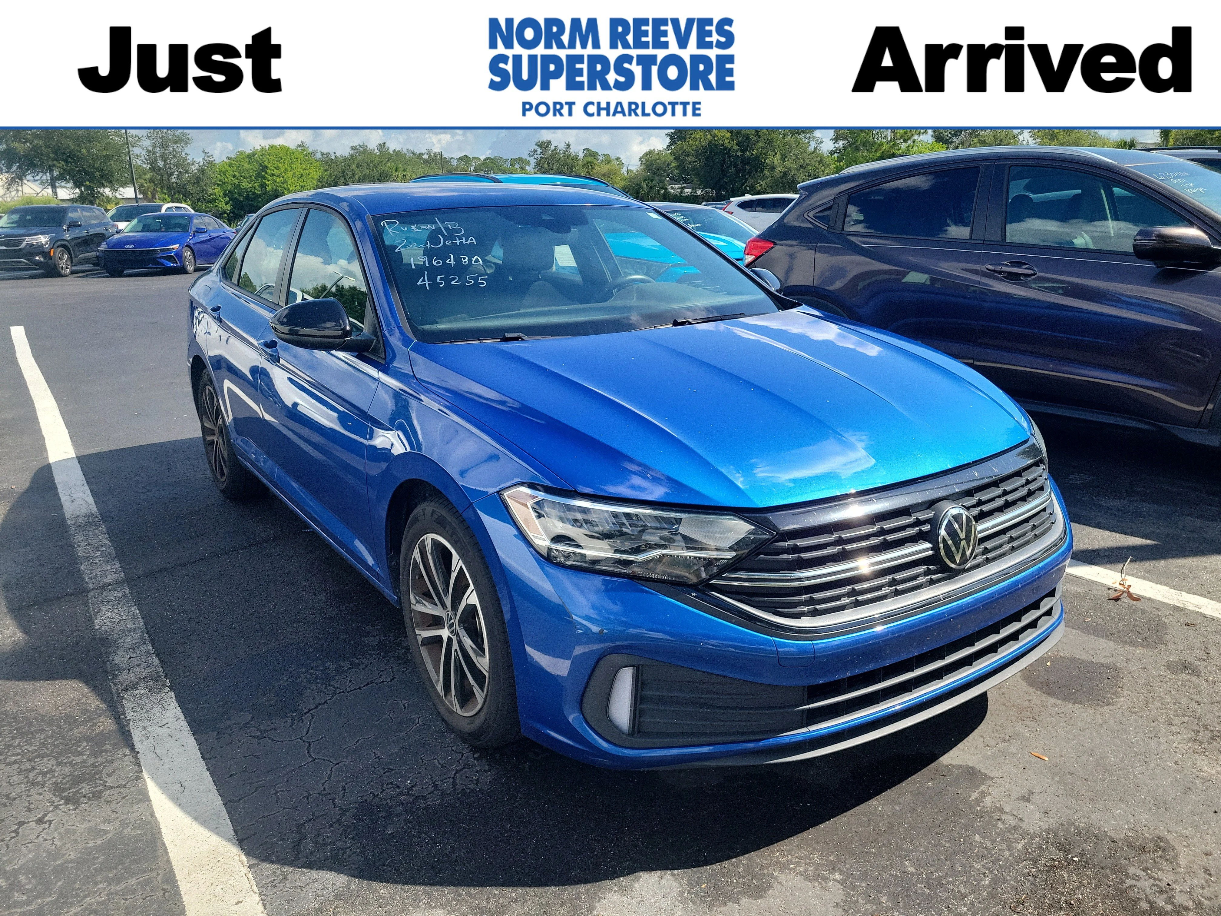 Used 2024 Blue Metallic Volkswagen 1.5T Sport image 1