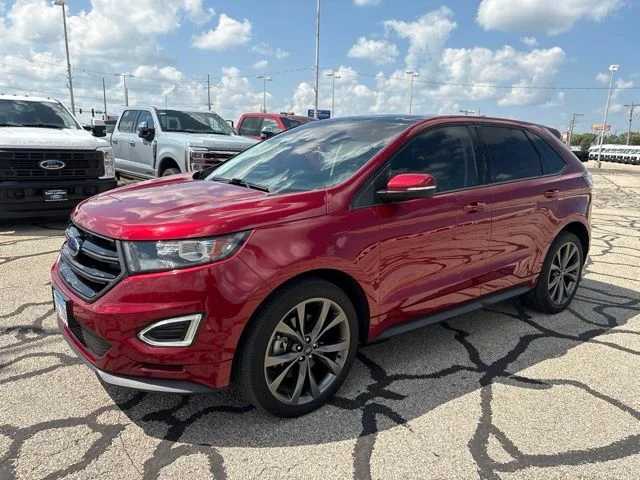 Used 2016 Ruby Red Metallic Ford Sport image 2