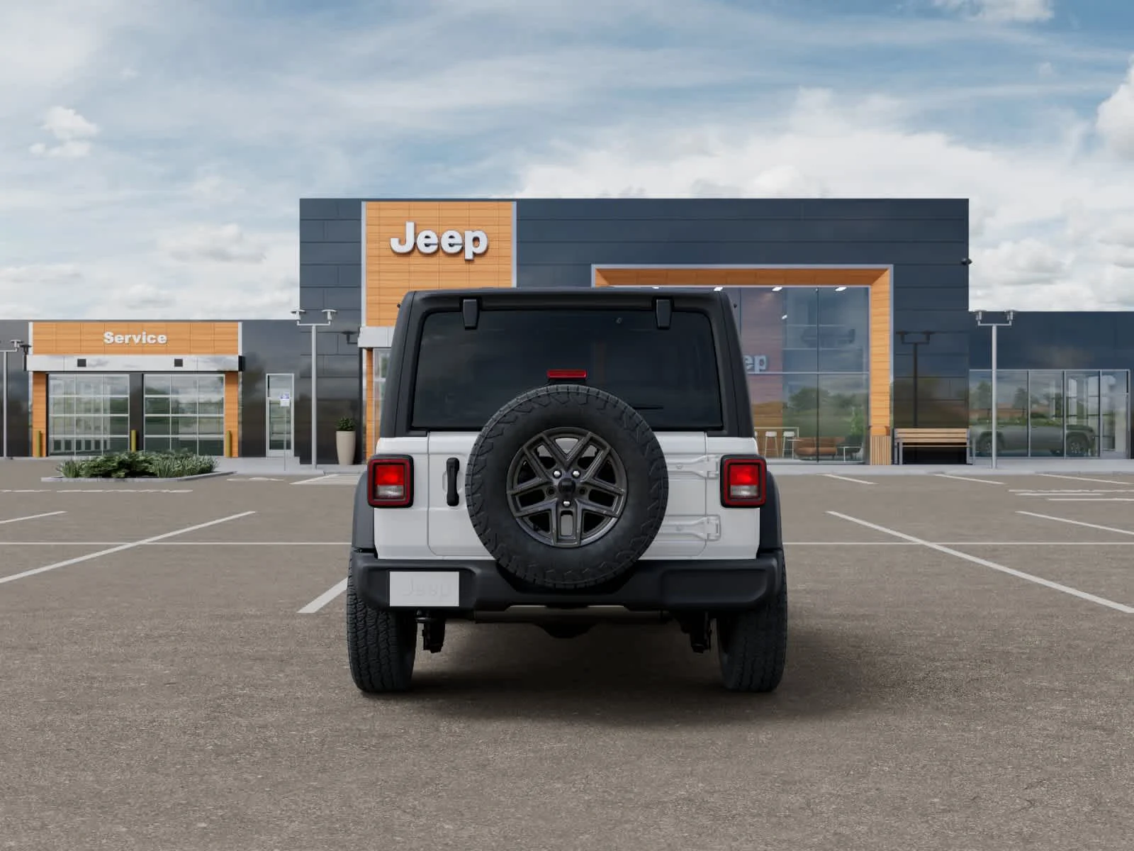New 2026 Bright White Clearcoat Jeep Sport S image 7