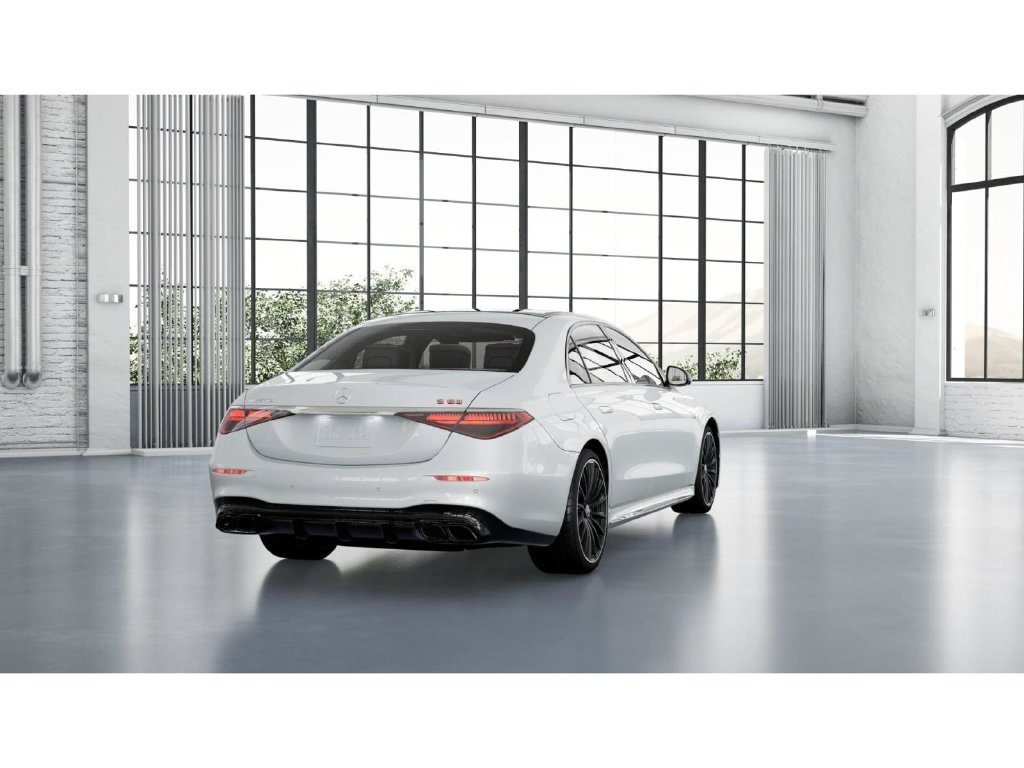 New 2026 MANUFAKTUR Moonlight White Metallic Mercedes-AMG AMG® S 63 E 4MATIC Sedan image 63