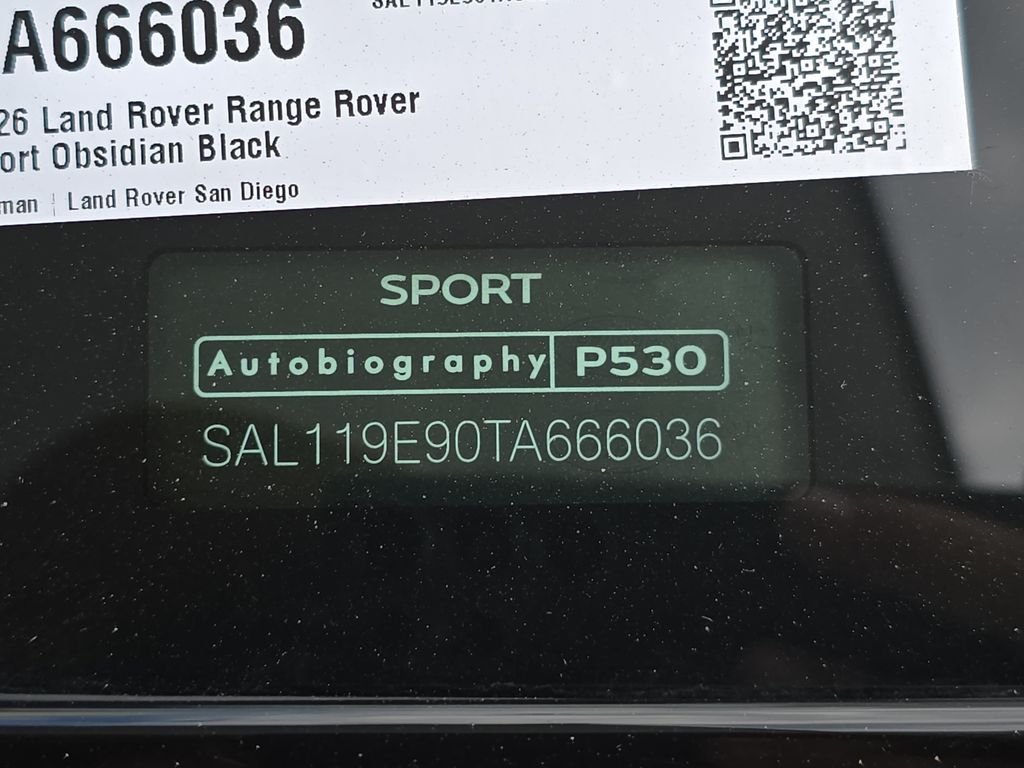 New 2026 Obsidian Black in Gloss Finish Land Rover Autobiography image 38
