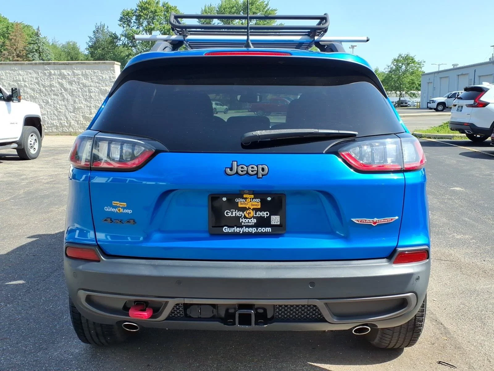 Used 2019 Hydro Blue Pearlcoat Jeep Trailhawk image 11