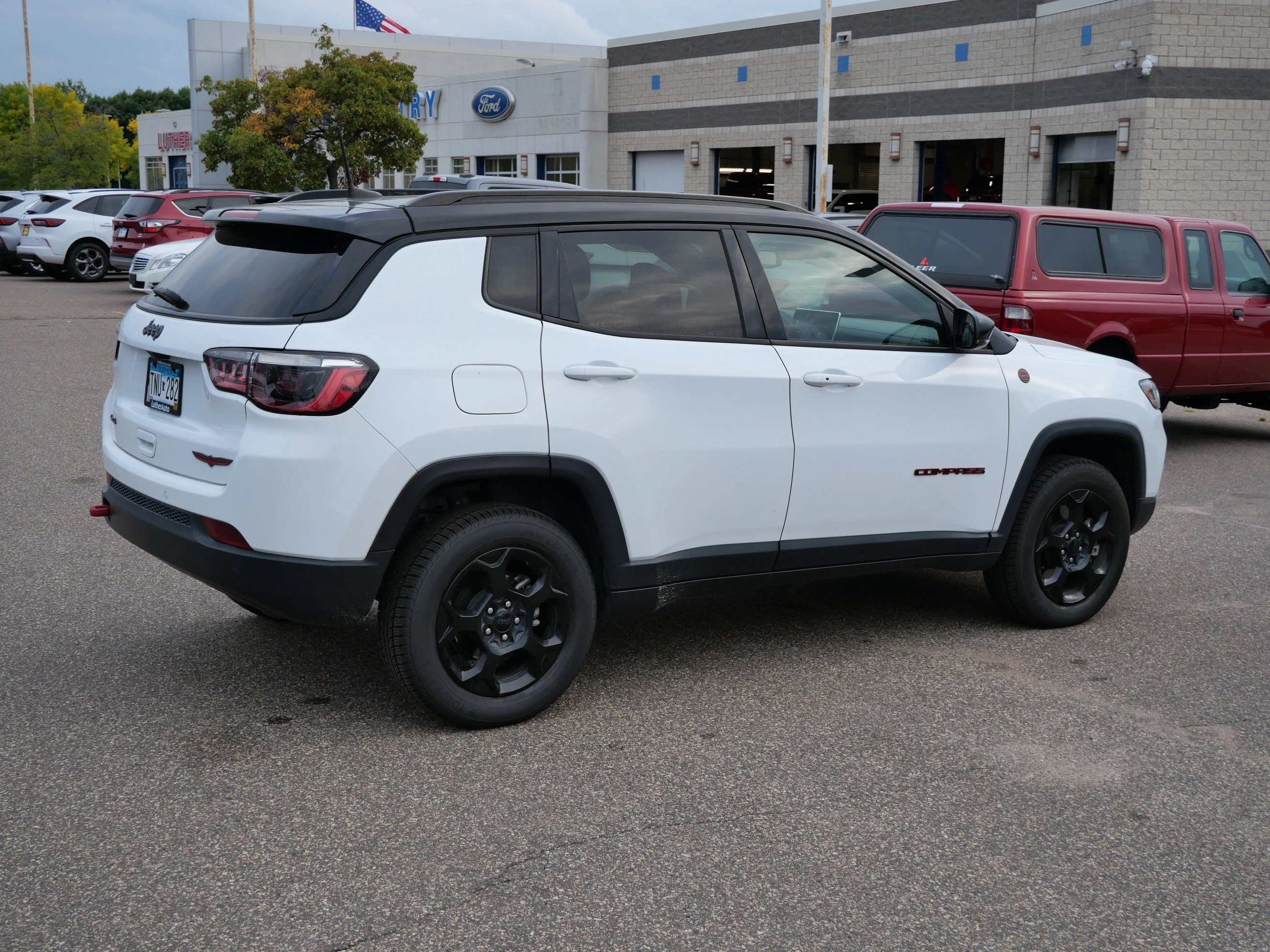 Used 2023 Bright White Clearcoat Jeep Trailhawk image 7