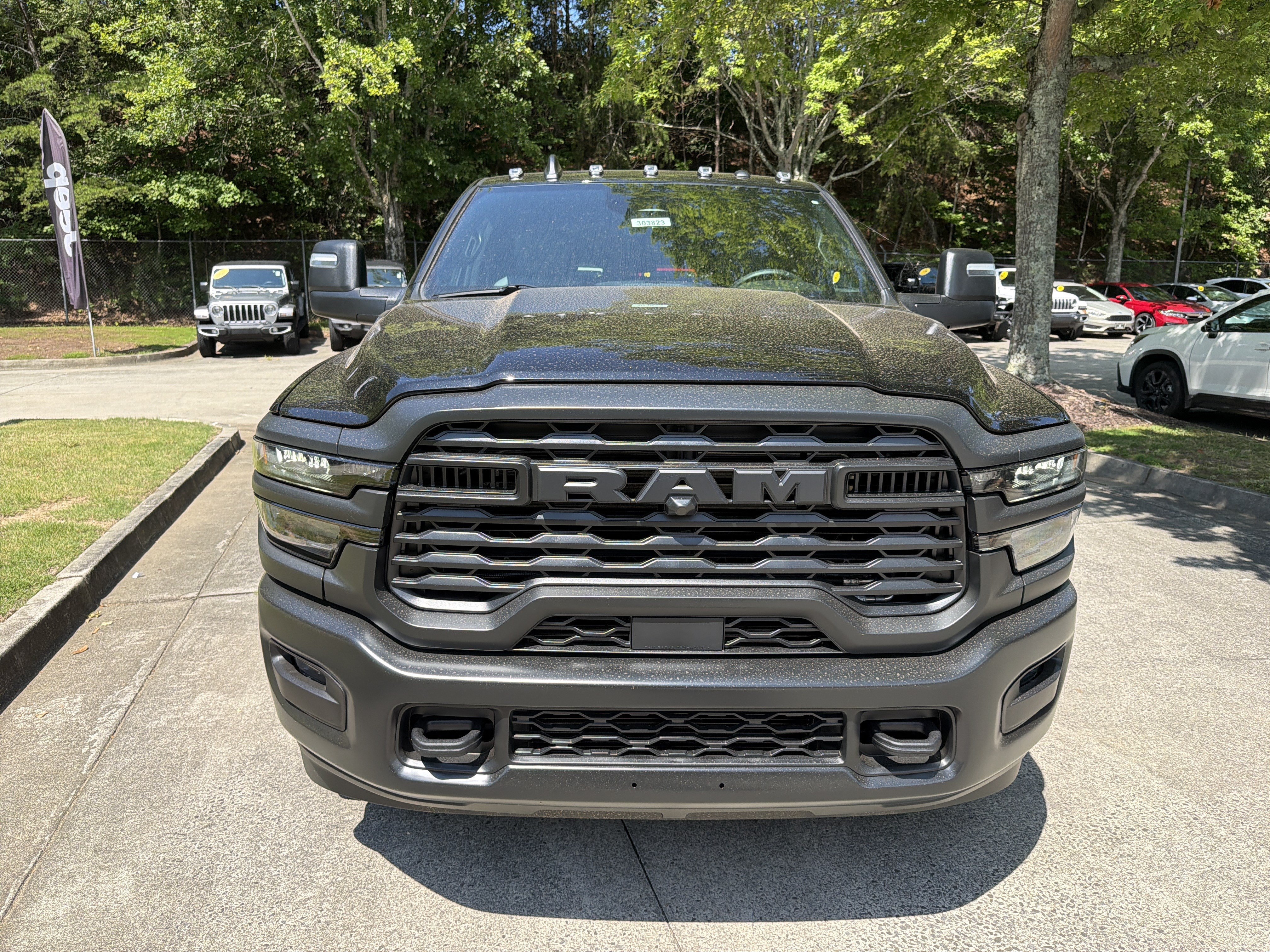 New 2026 Diamond Black Crystal Pearlcoat RAM Tradesman image 2
