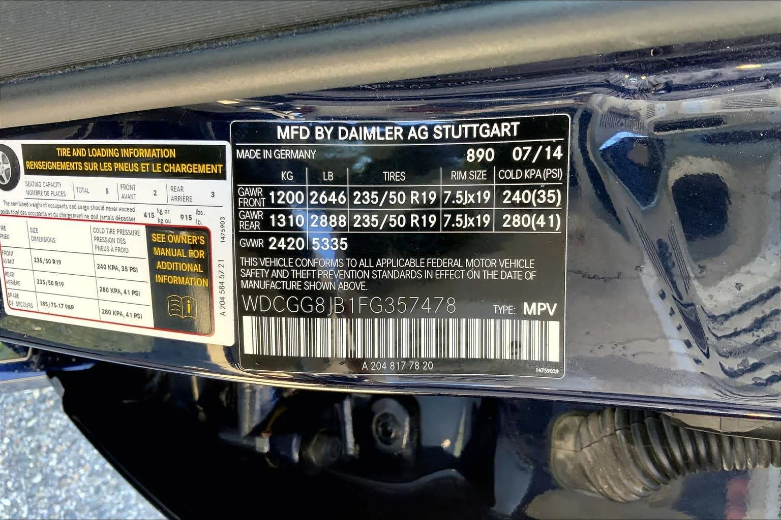 Used 2015 Lunar Blue Metallic Mercedes-Benz GLK 350 image 36