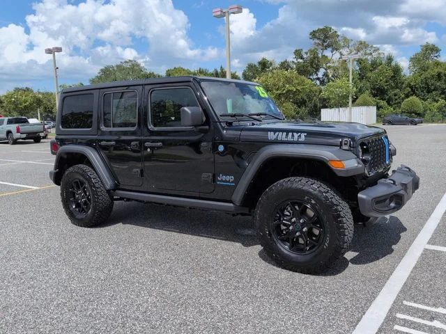 Used 2025 Black Jeep Willys 4xe image 2