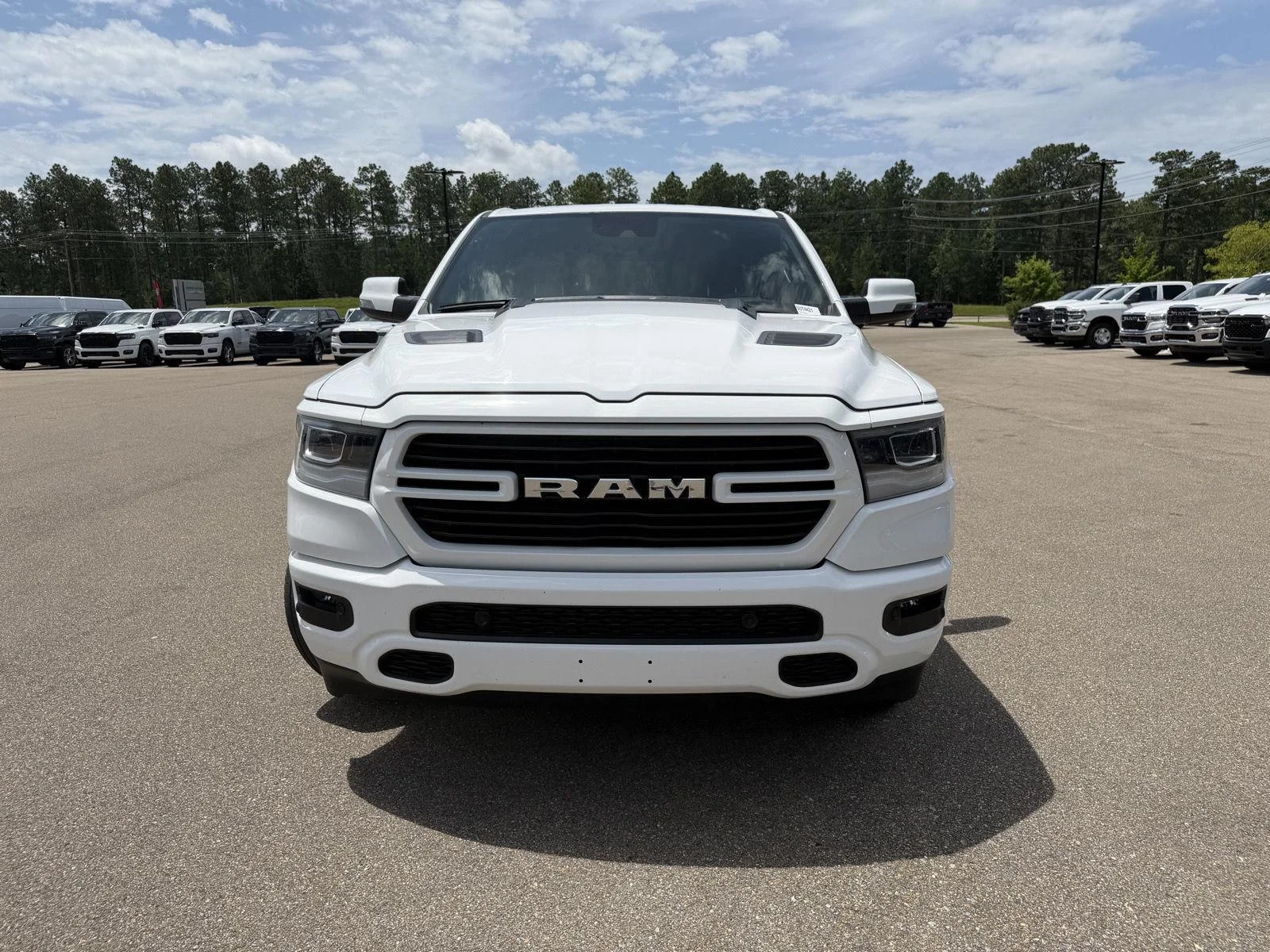 Used 2023 Bright White Clearcoat Ram Laramie image 2