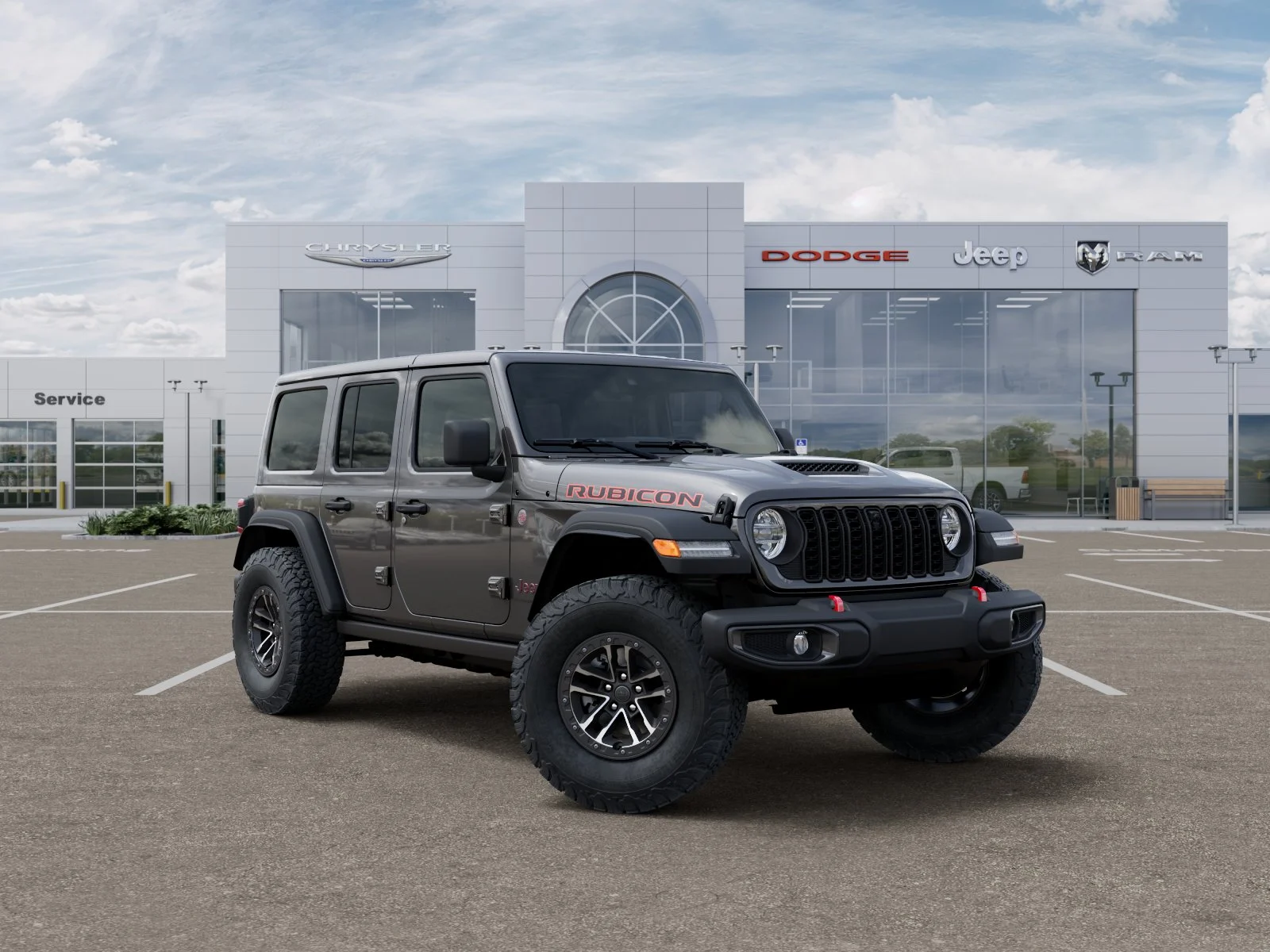 New 2026 Granite Crystal Metallic Clear-Coat Exterior Paint Jeep Rubicon image 32