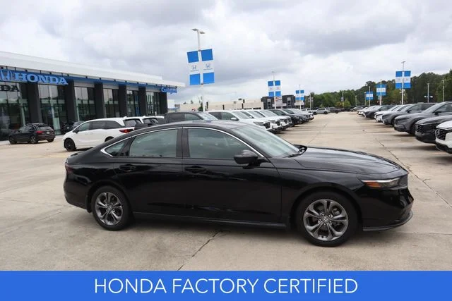 Certified Used 2024 Crystal Black Pearl Honda 1.5T EX image 2
