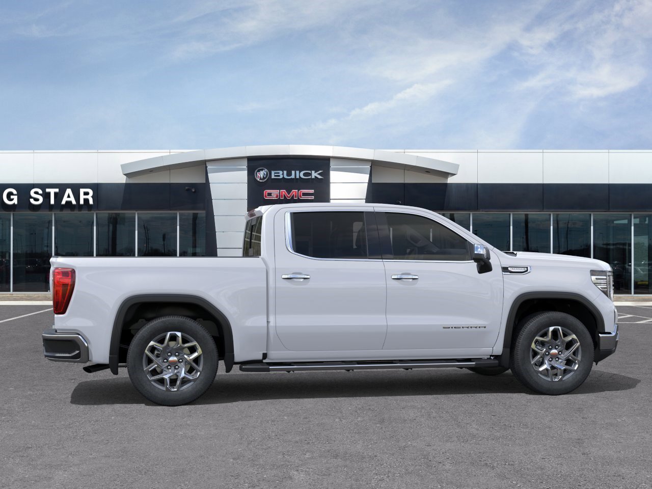 New 2026 Glacier White Tricoat GMC SLT image 5