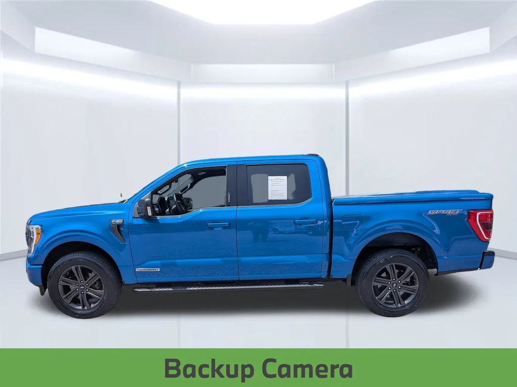 Used 2021 Blue Ford XLT image 2