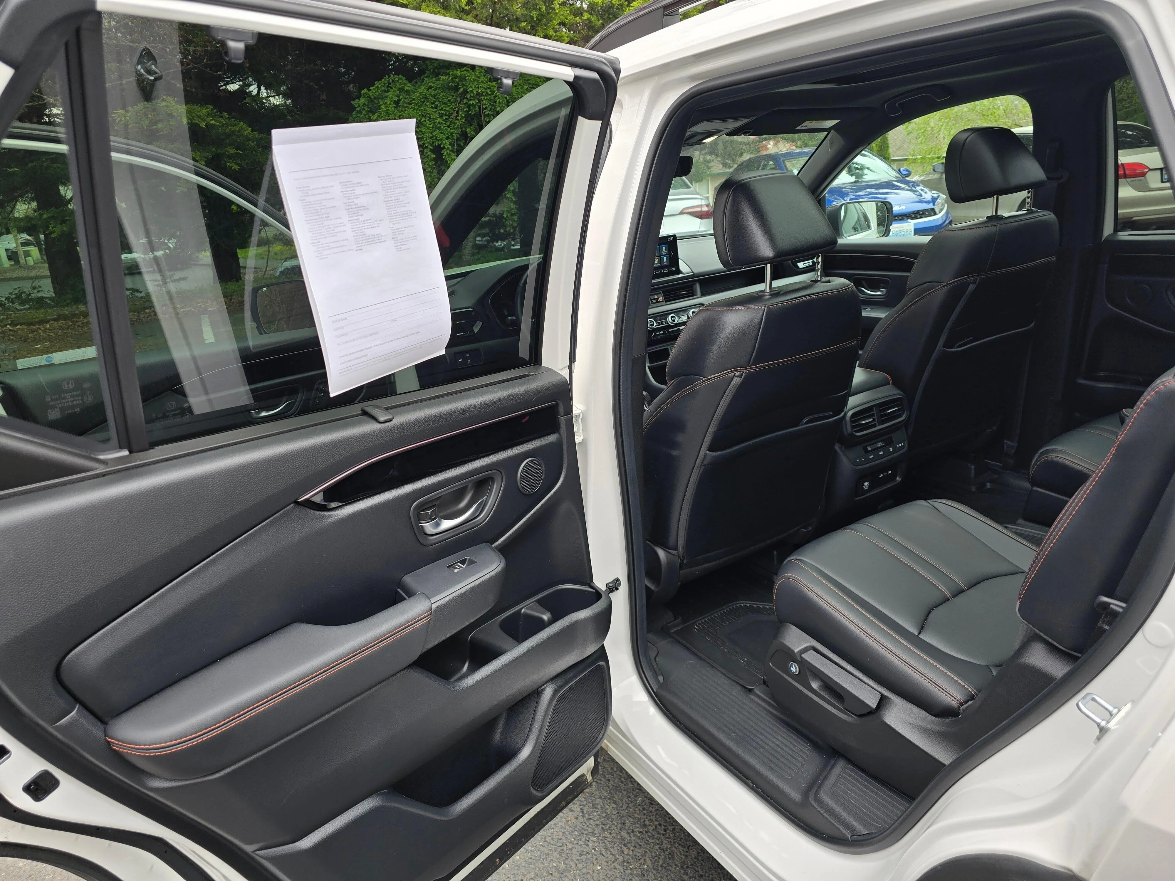 Used 2024 Platinum White Pearl Honda TrailSport image 9