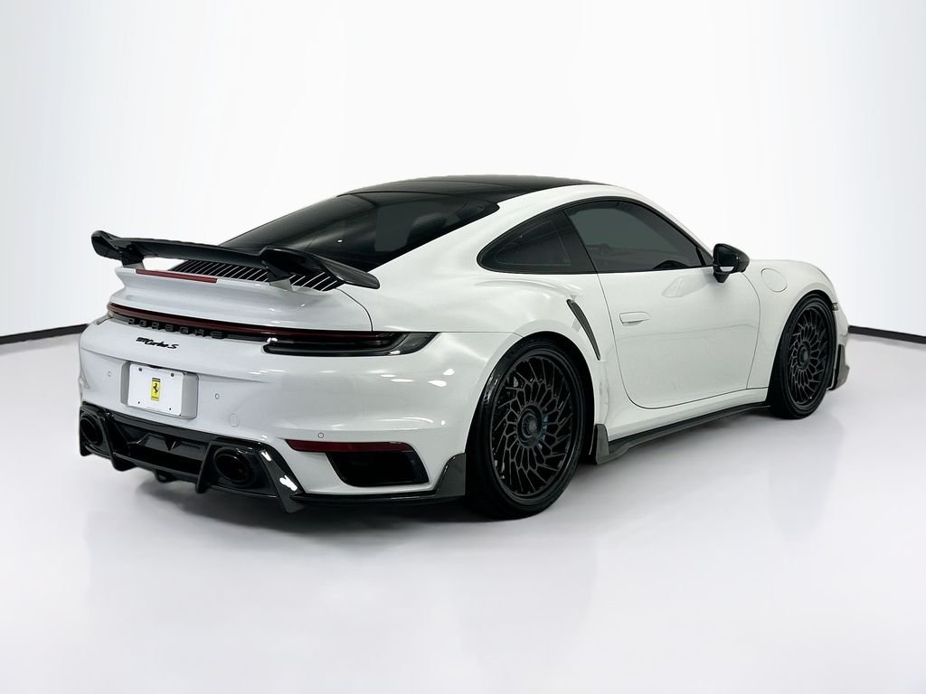 Used 2021 Carrara White Metallic Porsche Turbo S image 5