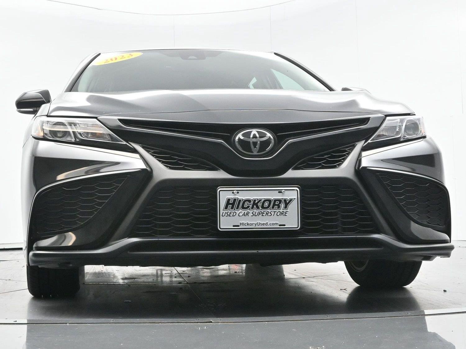 Used 2023 Midnight Black Metallic Toyota SE image 44