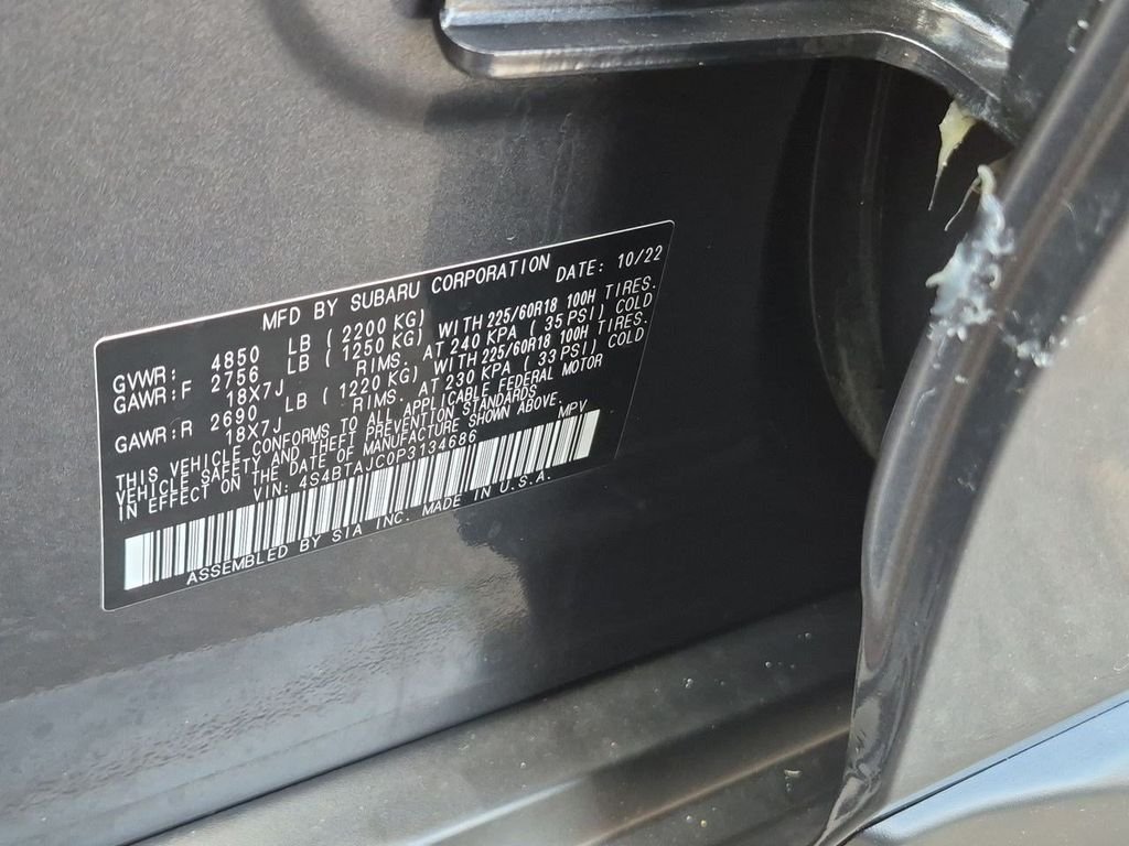 Certified Used 2023 Magnetite Gray Metallic Subaru Onyx Edition image 32