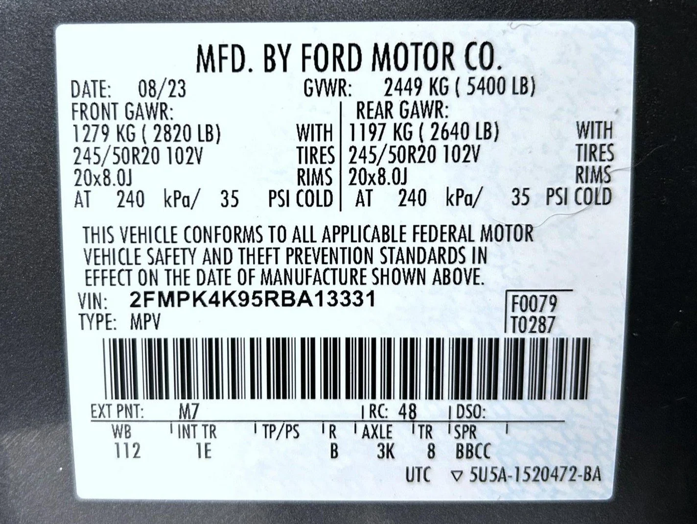 Used 2024 Gray Ford Titanium image 26