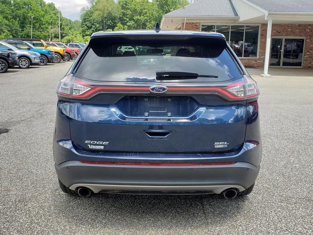 Used 2017 Blue Ford SEL AWD Power Seat Carplay 2.0 Ecoboost image 6