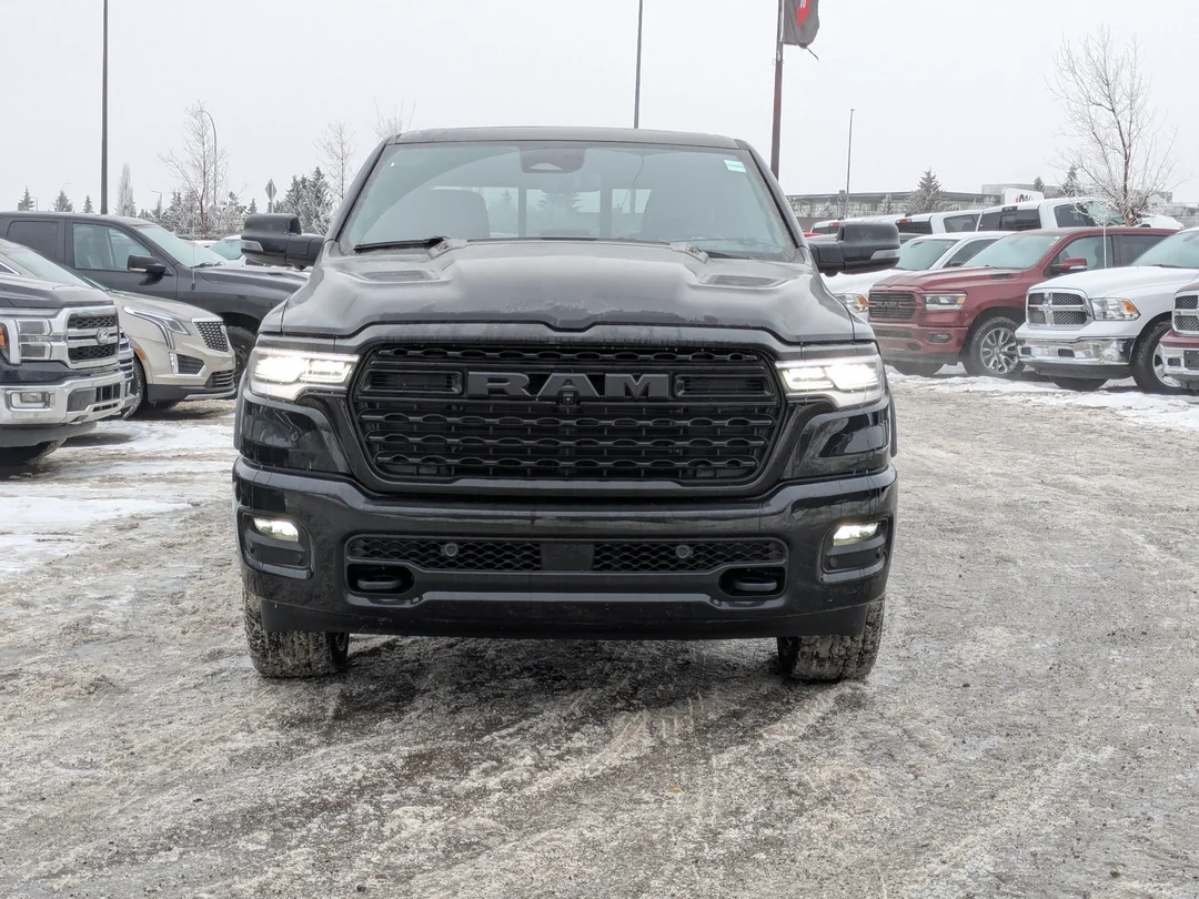 New 2026 Black RAM Limited - - Night Ed - Pano Sunroof - Hurricane HO Turbo - 14.4 Screen - Head-Up Display & More! image 3