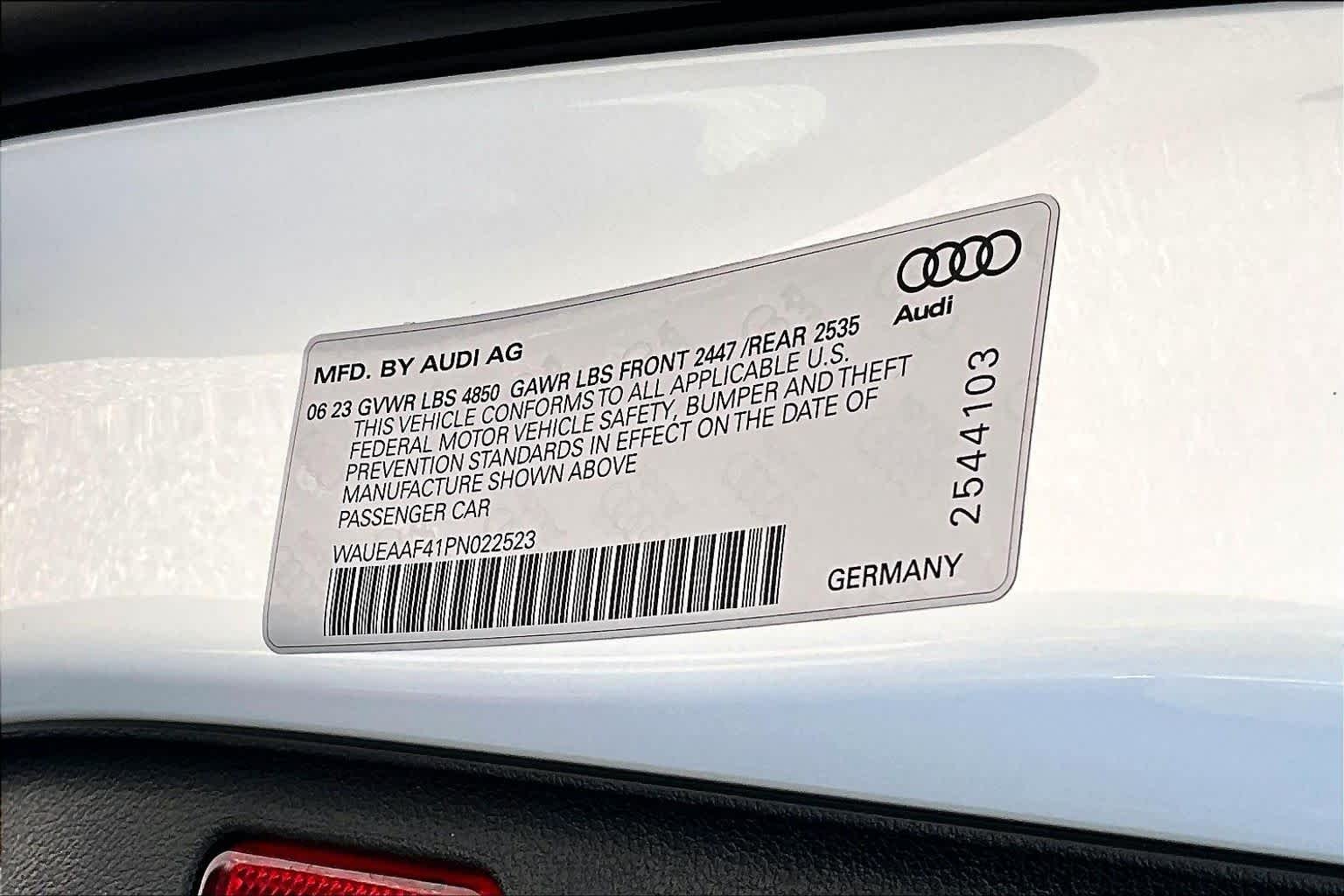 Used 2023 Glacier White Metallic Audi S line Premium Plus image 34