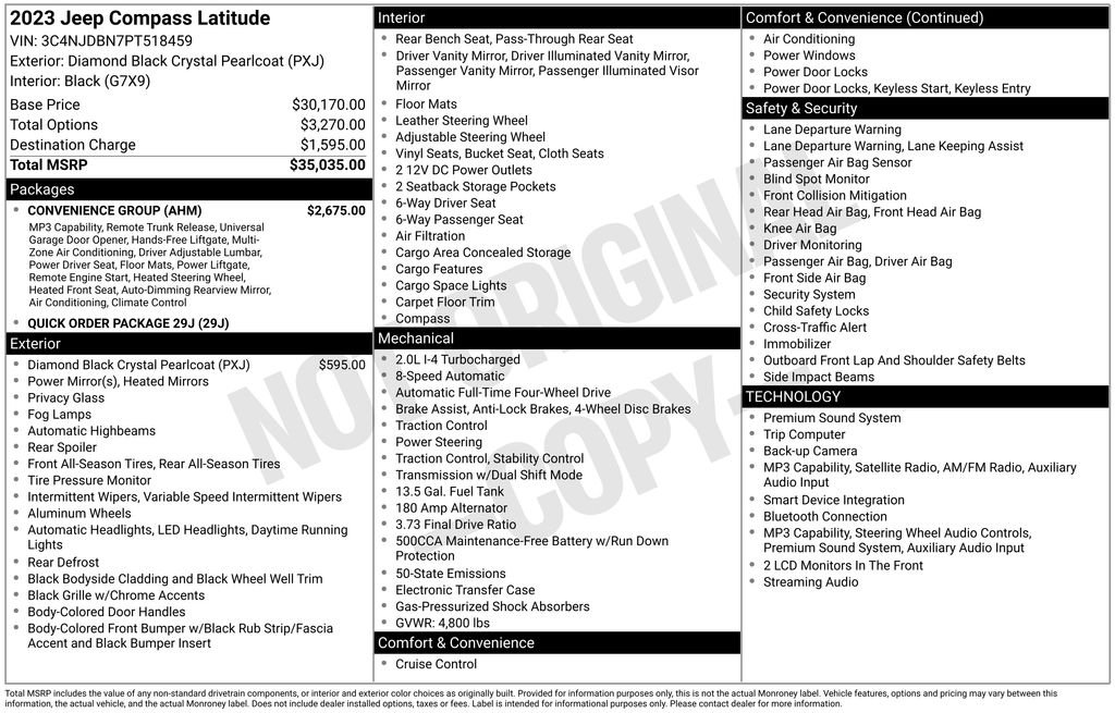 Used 2023 Black Jeep Latitude image 36