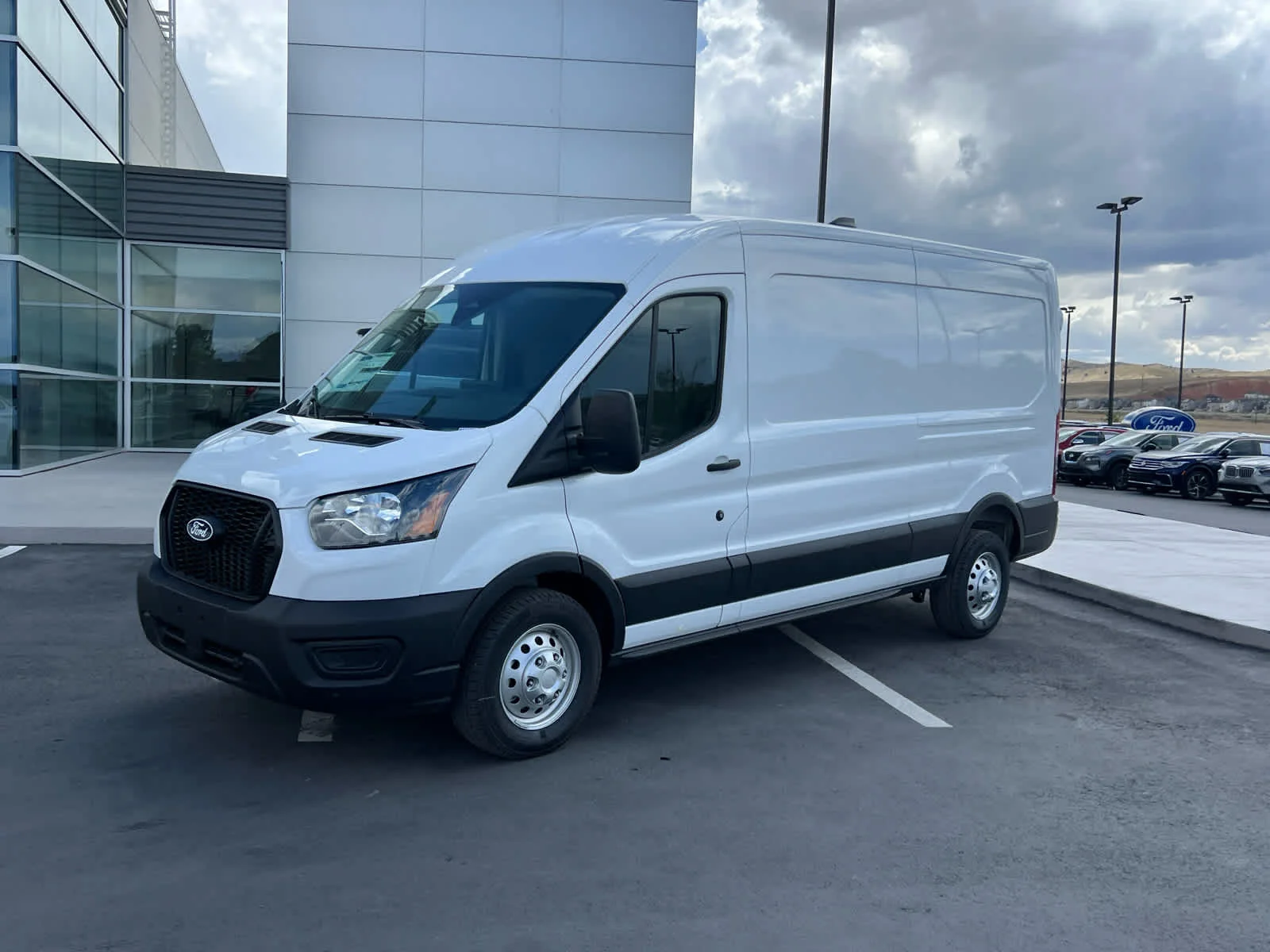 New 2026 Oxford White Ford Cargo Van image 2