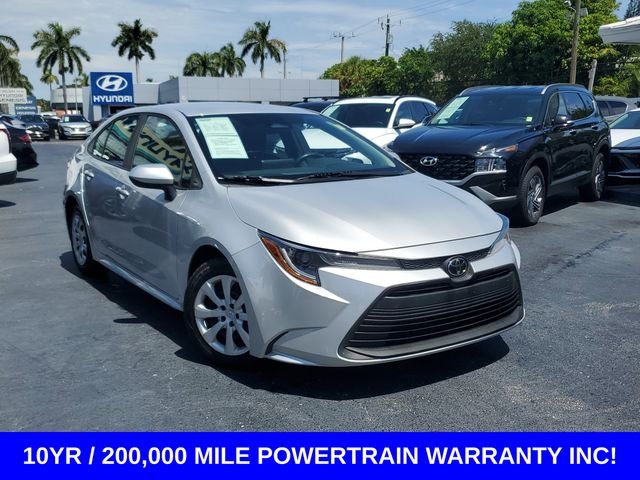 Used 2024 Silver Toyota LE image 30