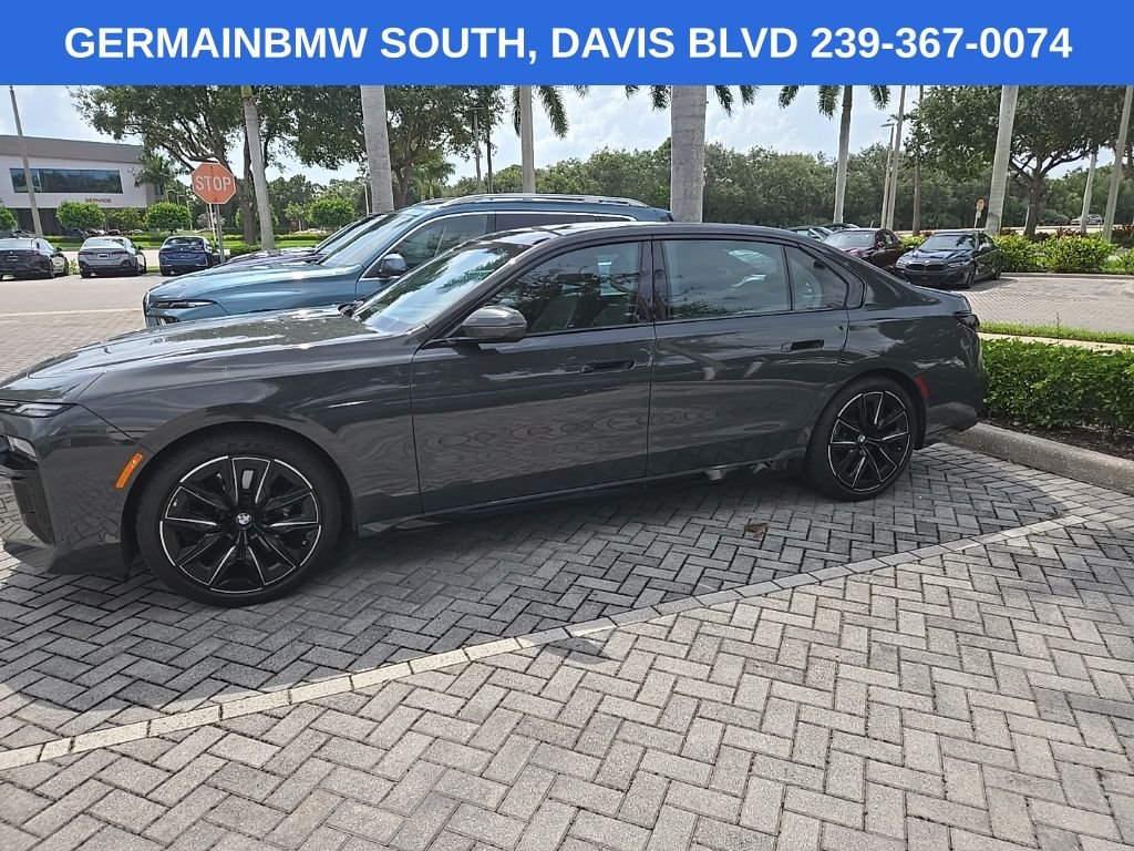 Certified Used 2023 Gray Metallic BMW 740i image 3