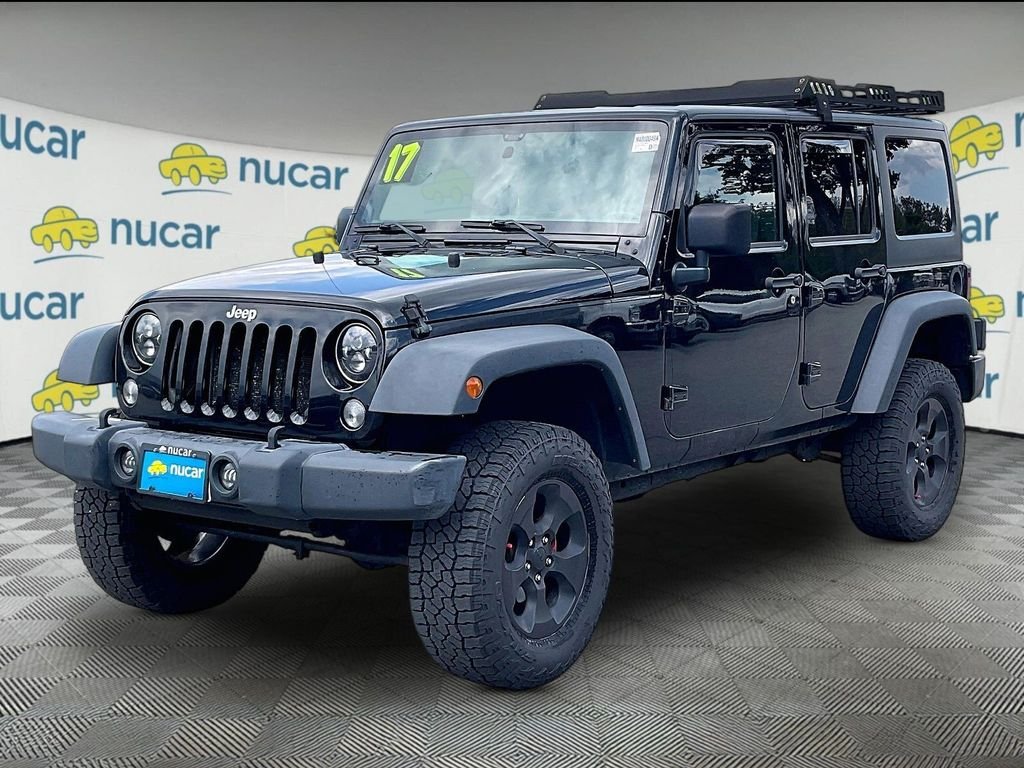 Used 2017 Black Clearcoat Jeep Unlimited Sport image 3