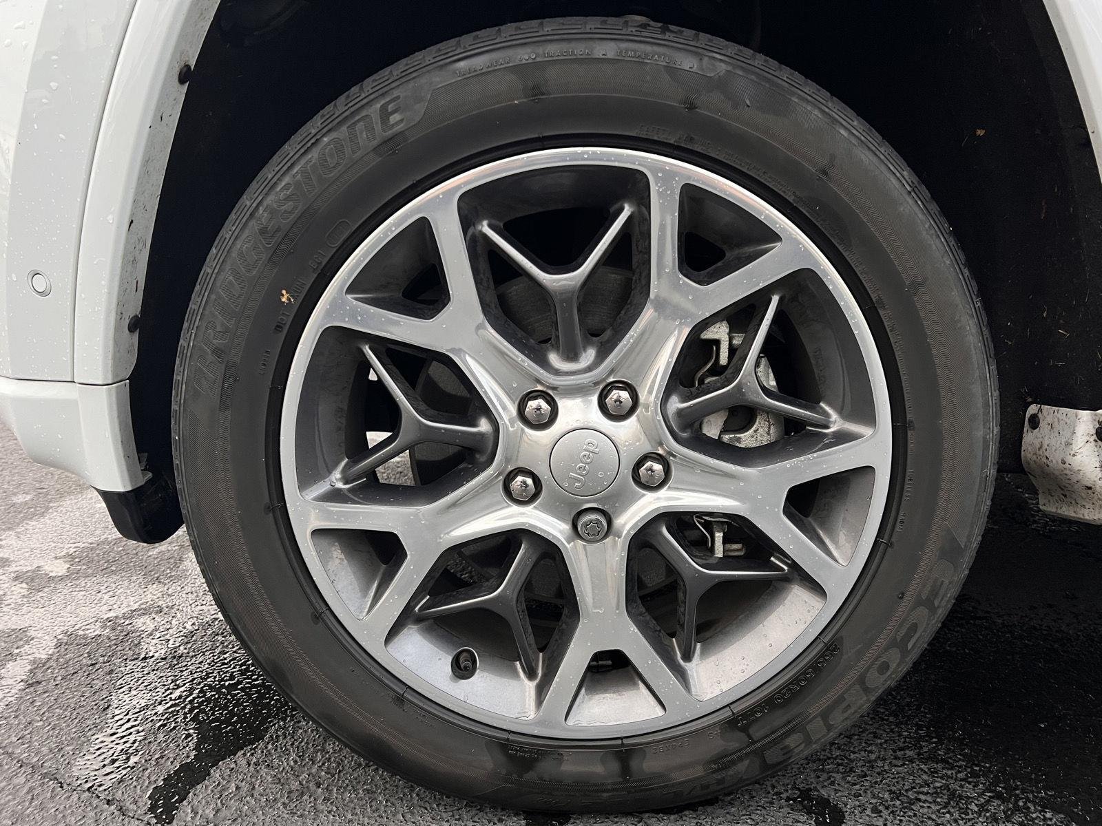 Used 2021 Bright White Clearcoat Jeep Overland image 9
