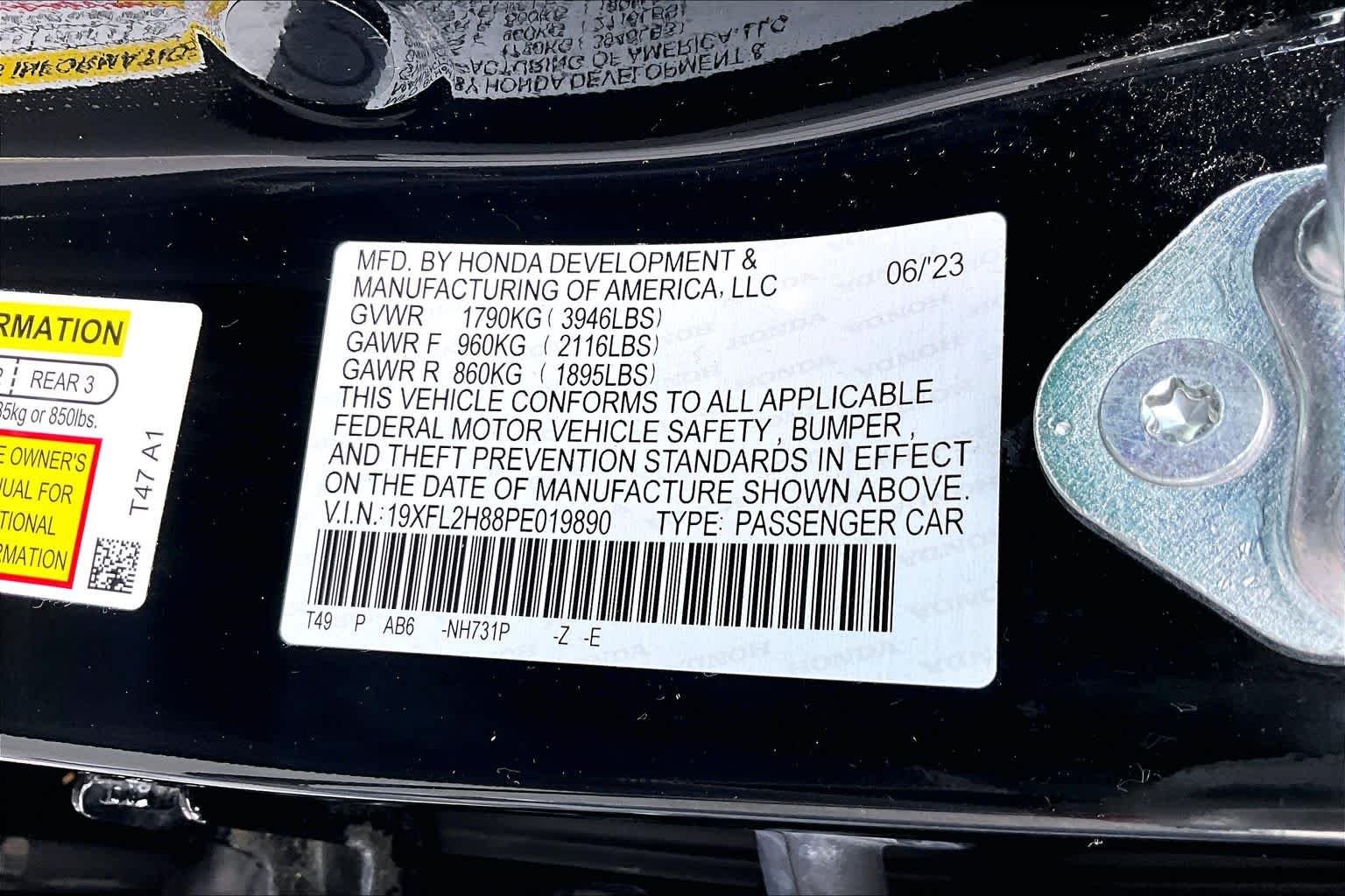 Used 2023 Crystal Black Pearl Honda Sport image 36