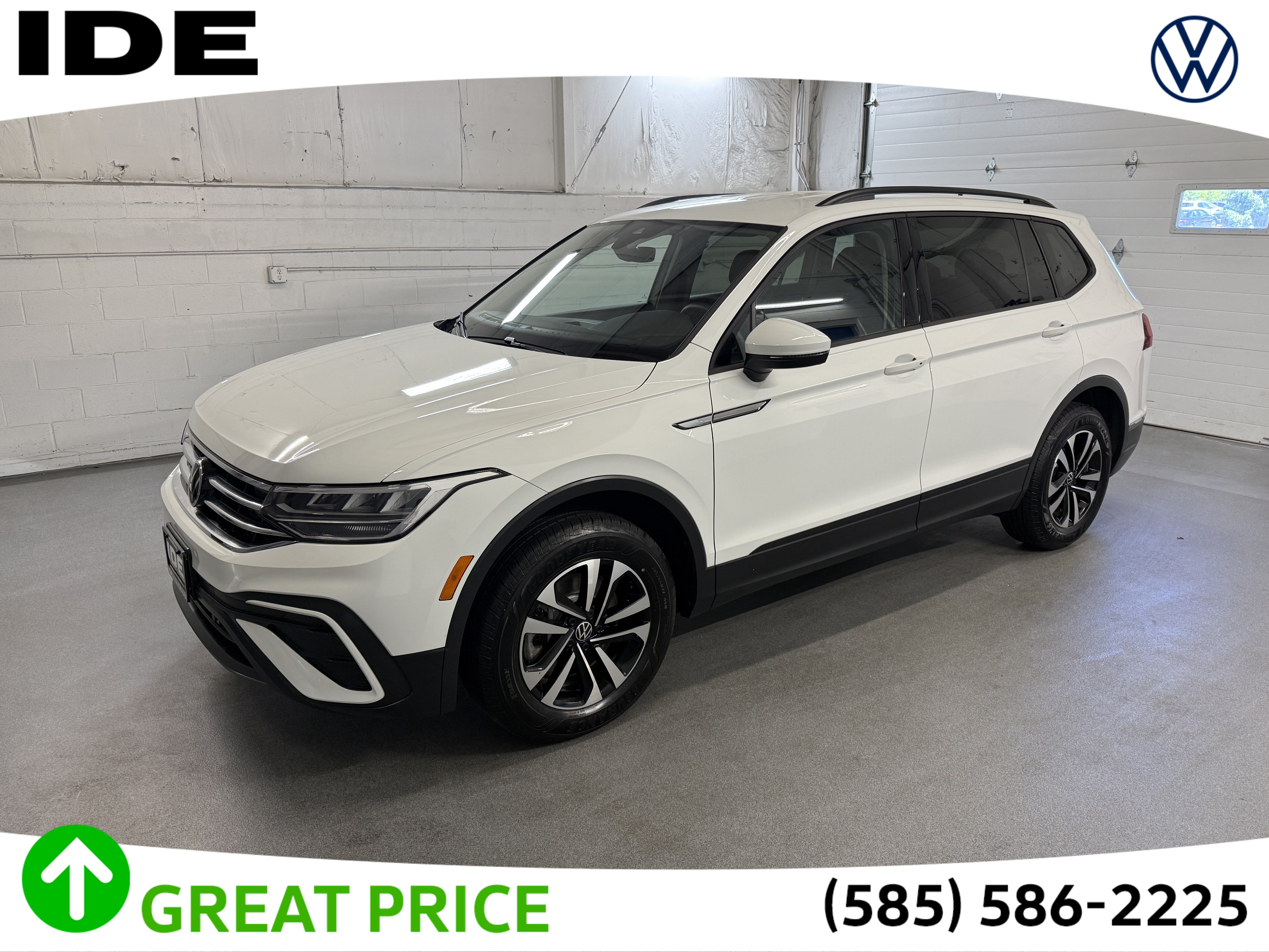 Certified Used 2024 Pure White Volkswagen S image 1