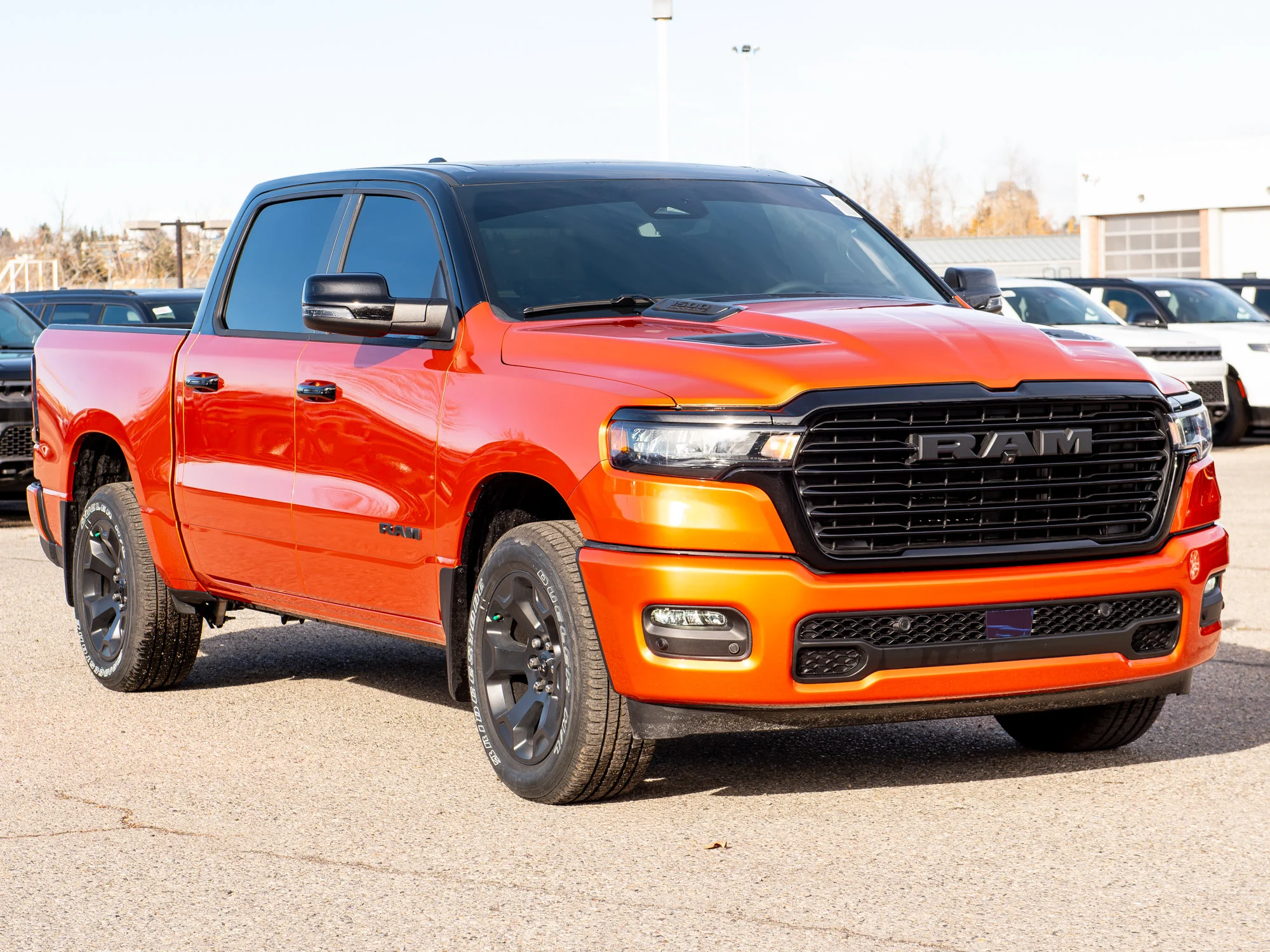 New 2026 Black RAM Sport* Crew Cab 4x4, Heated Seats/Wheel, Panoramic Sunroof, Navigation image 7