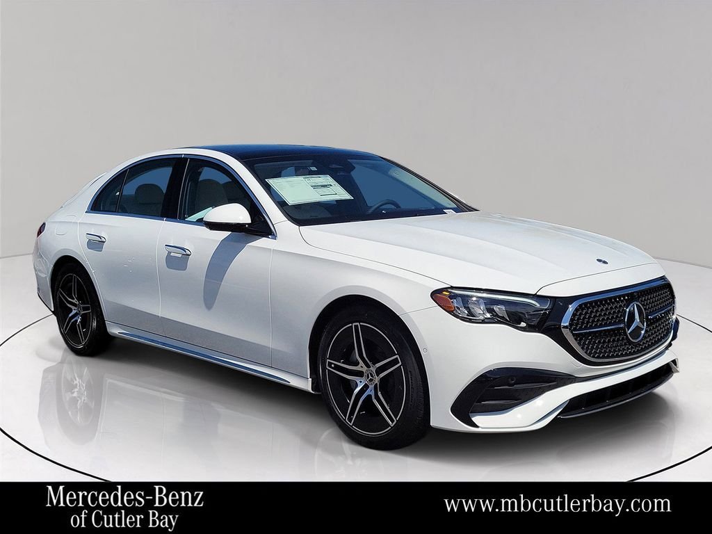 New 2026 Polar White Mercedes-Benz E 350 image 1
