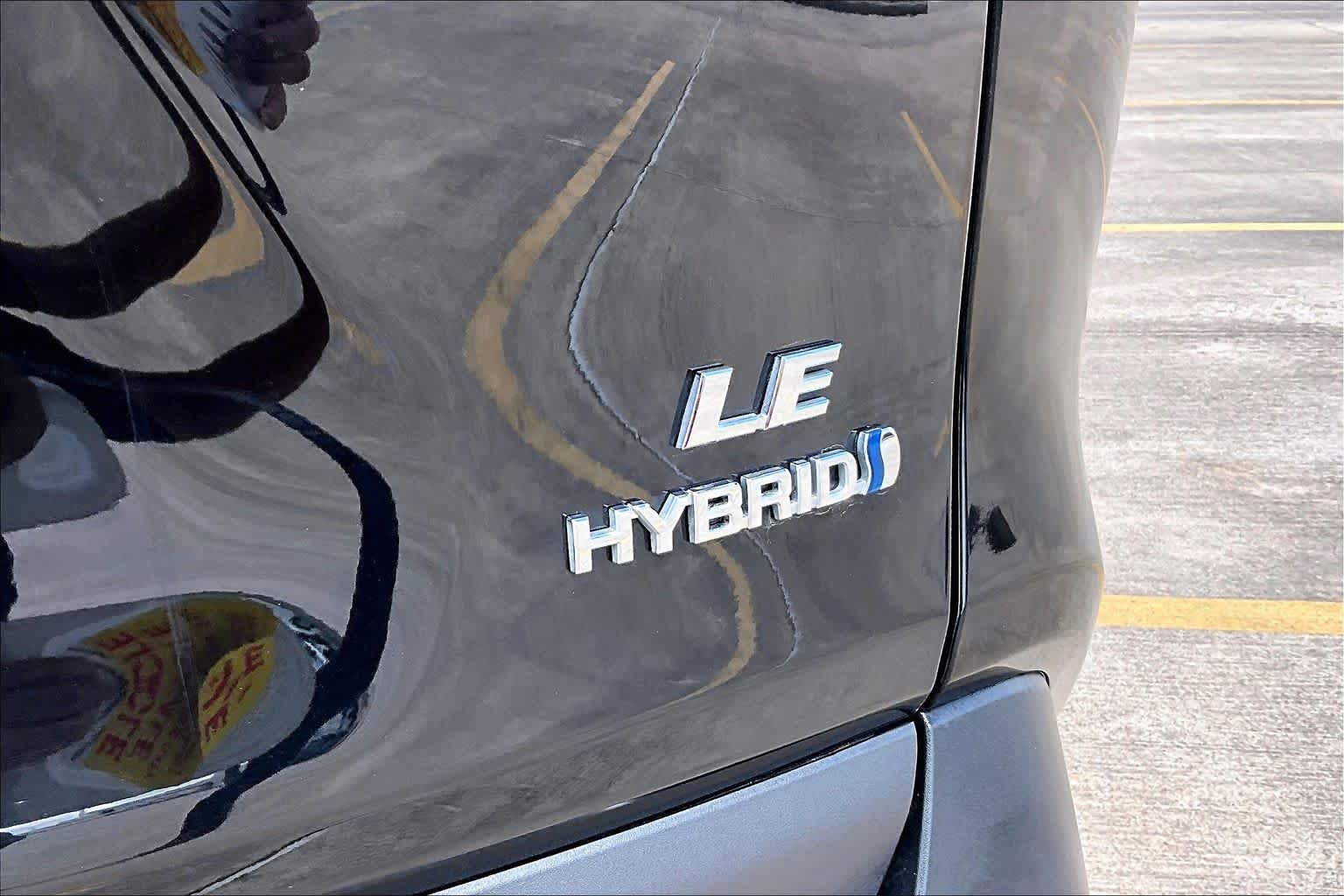 Certified Used 2024 Midnight Black Metallic Toyota Hybrid LE image 10