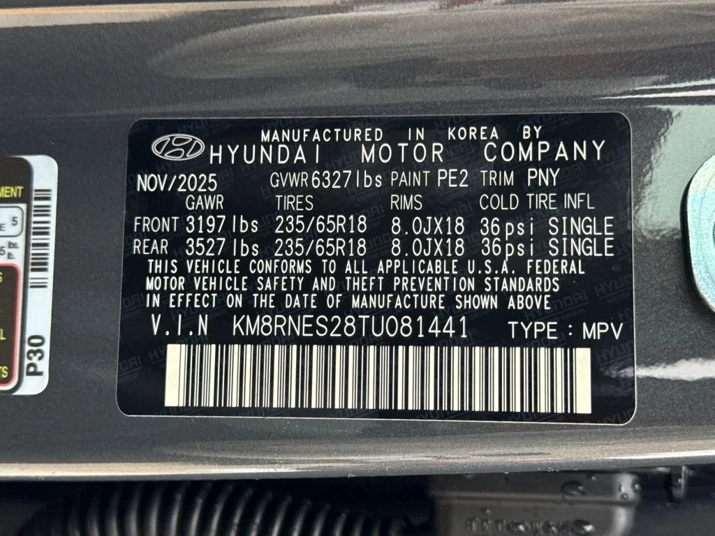 New 2026 Gray Hyundai SEL Premium image 30