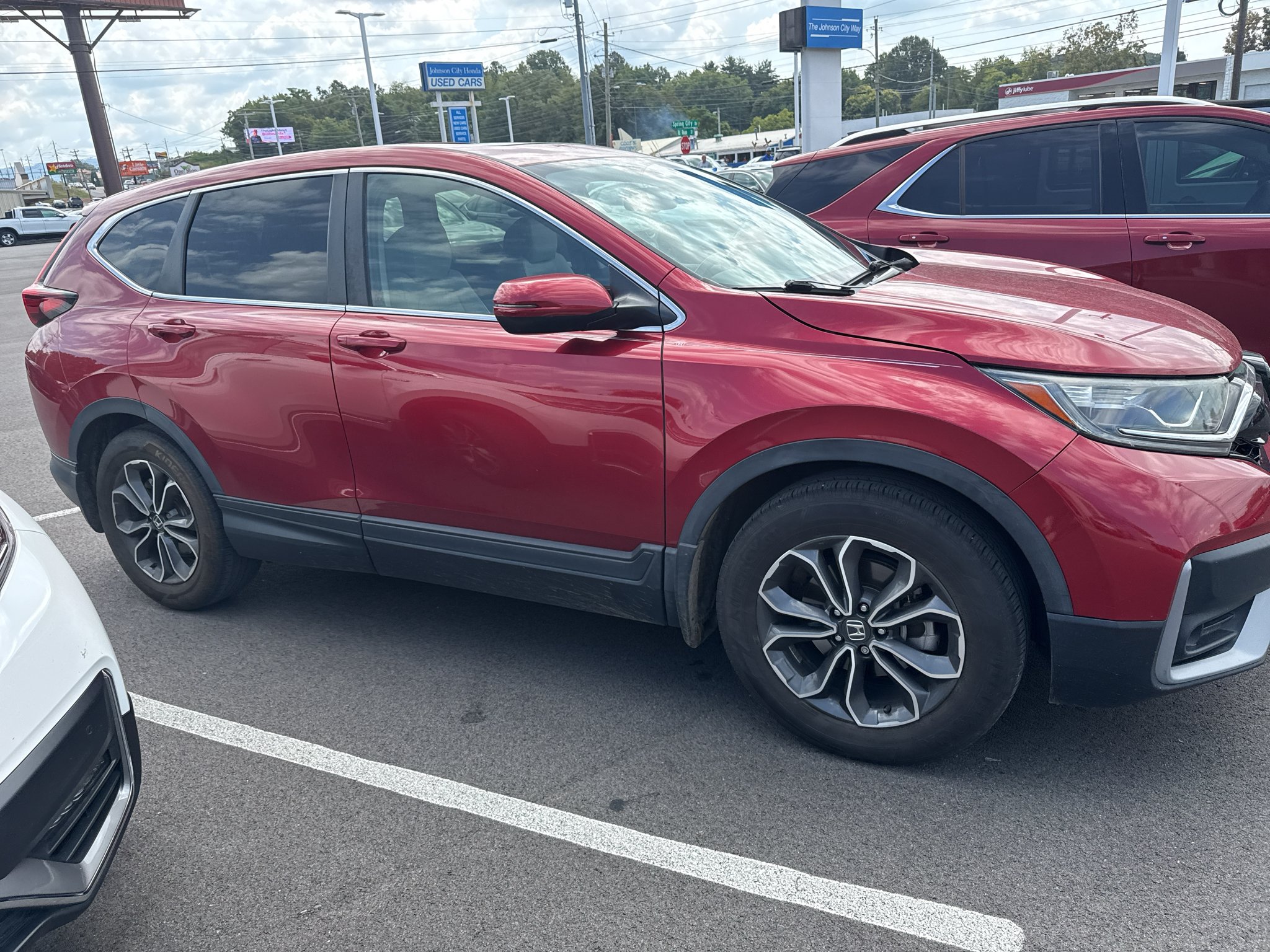 Used 2021 Radiant Red Metallic Honda EX-L image 8
