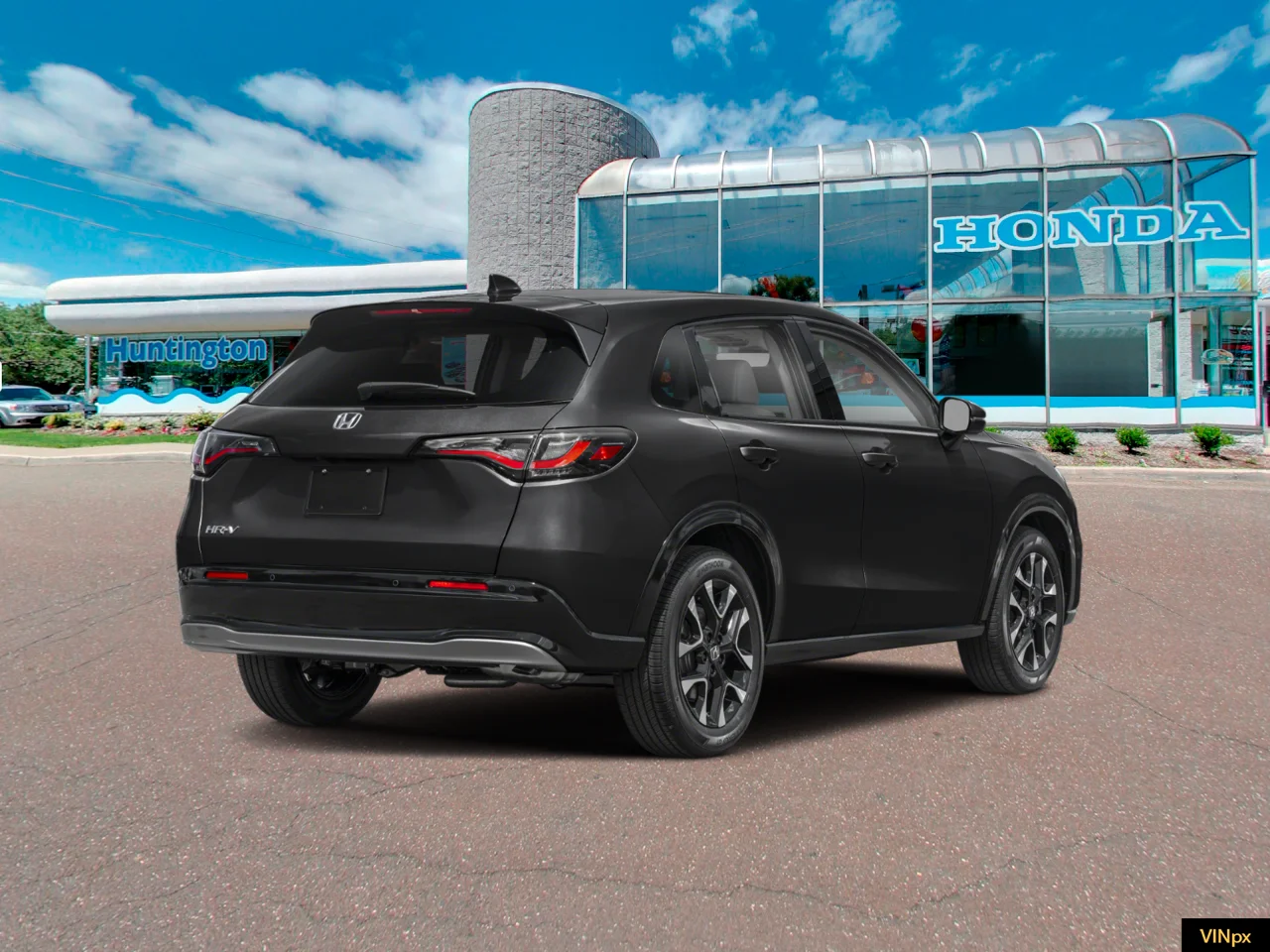 New 2027 Black Honda EX- AWD image 2