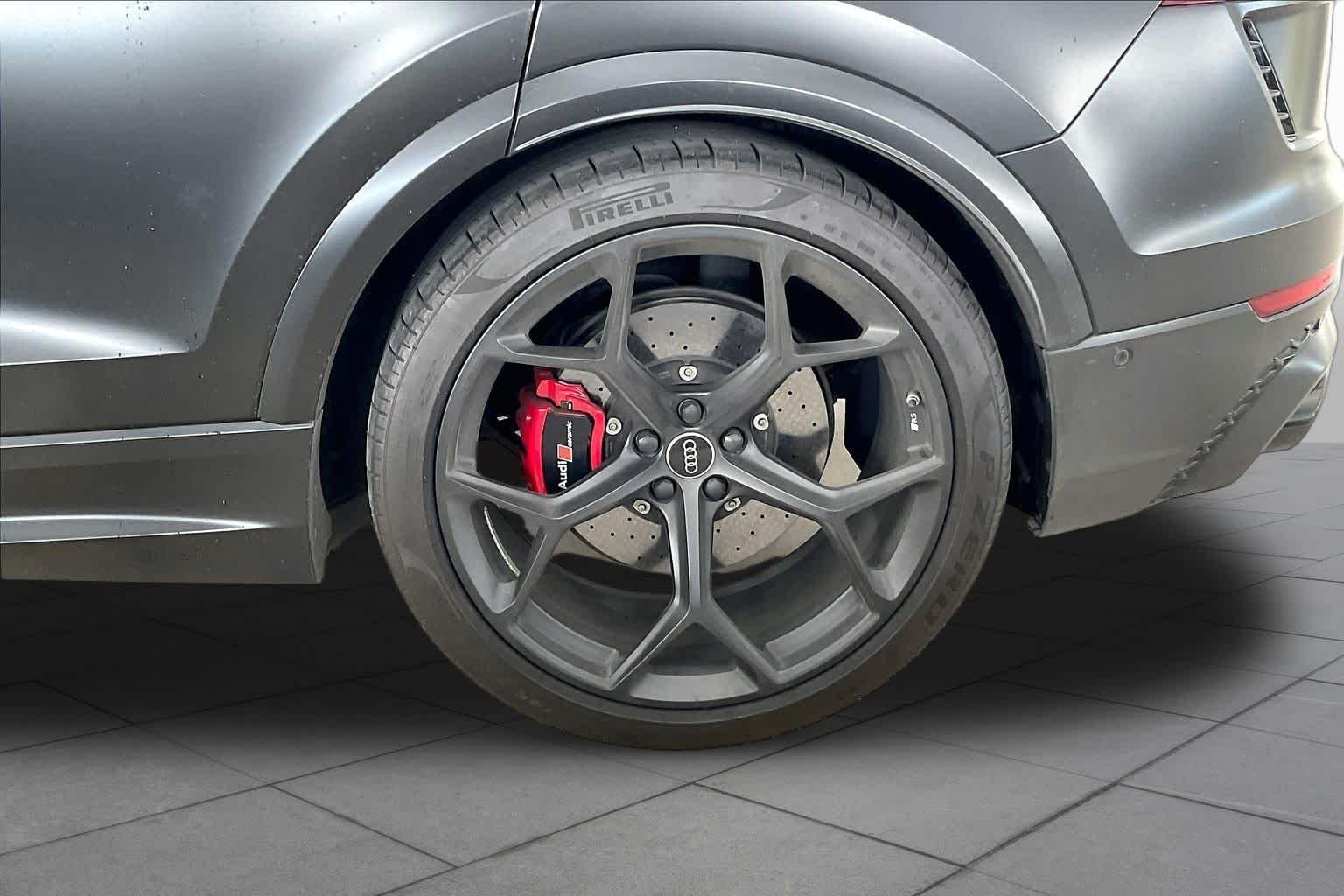 Used 2025 Mythos Black Metallic Audi performance image 10