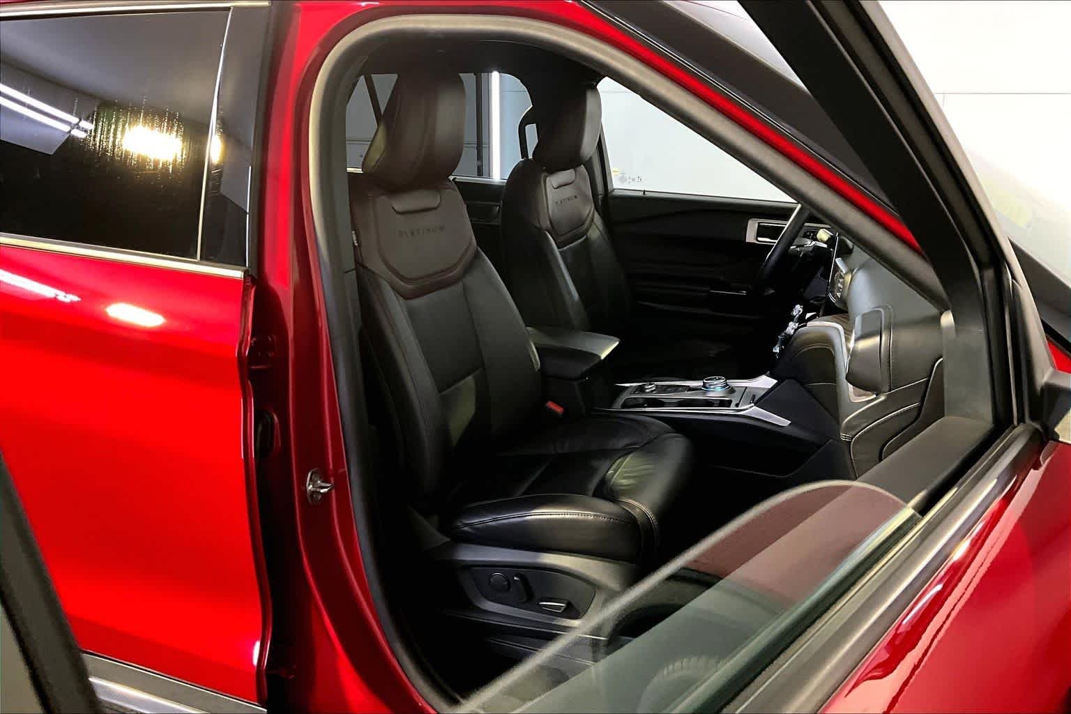 Used 2021 Rapid Red Metallic Tinted Clearcoat Ford Platinum image 13