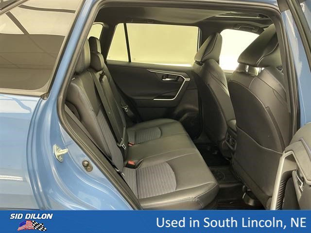 Used 2022 Cavalry Blue/Midnight Black Metallic Toyota Hybrid XSE image 22