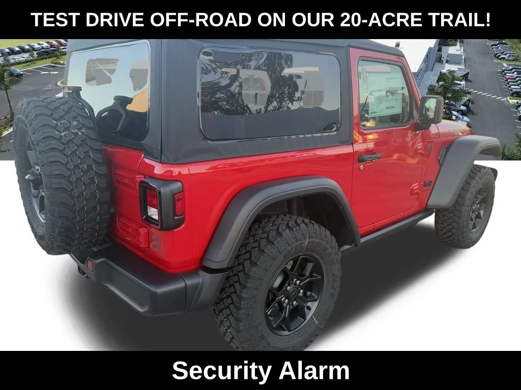 New 2026 Firecracker Red Clear-Coat Exterior Paint Jeep Willys image 4