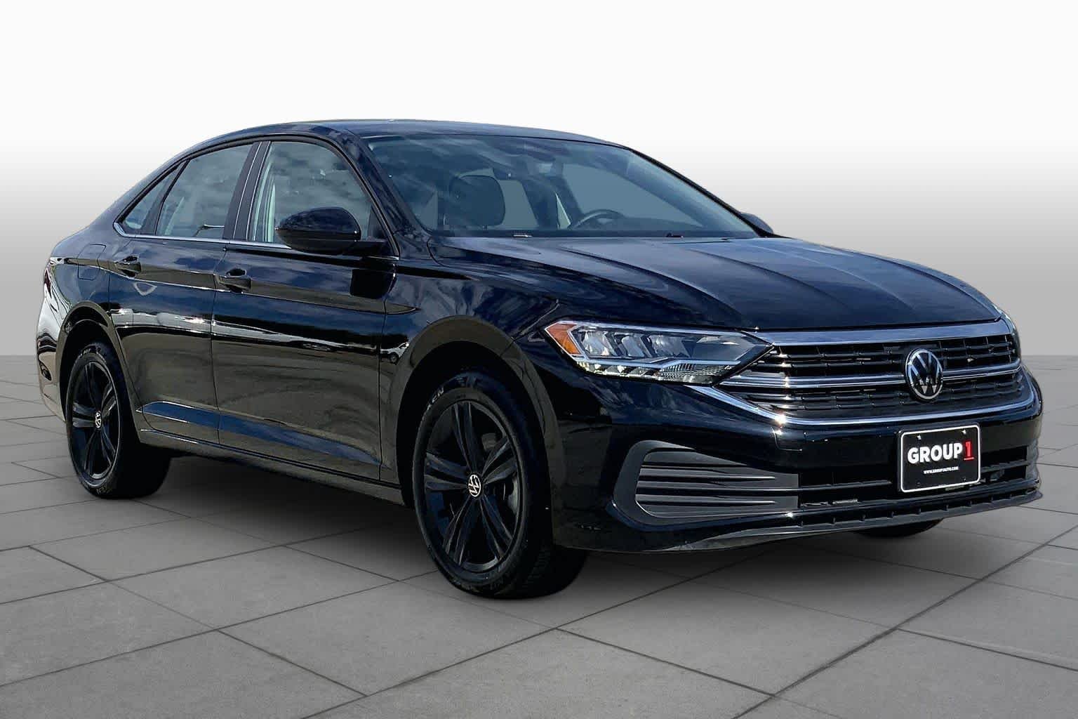 Certified Used 2024 Deep Black Pearl Volkswagen SE image 3