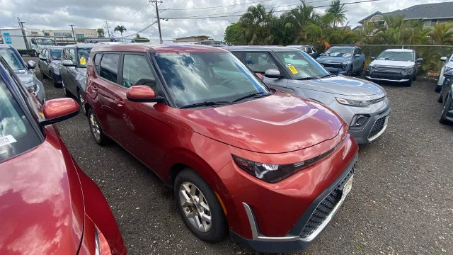 Certified Used 2023 Orange Kia LX image 6