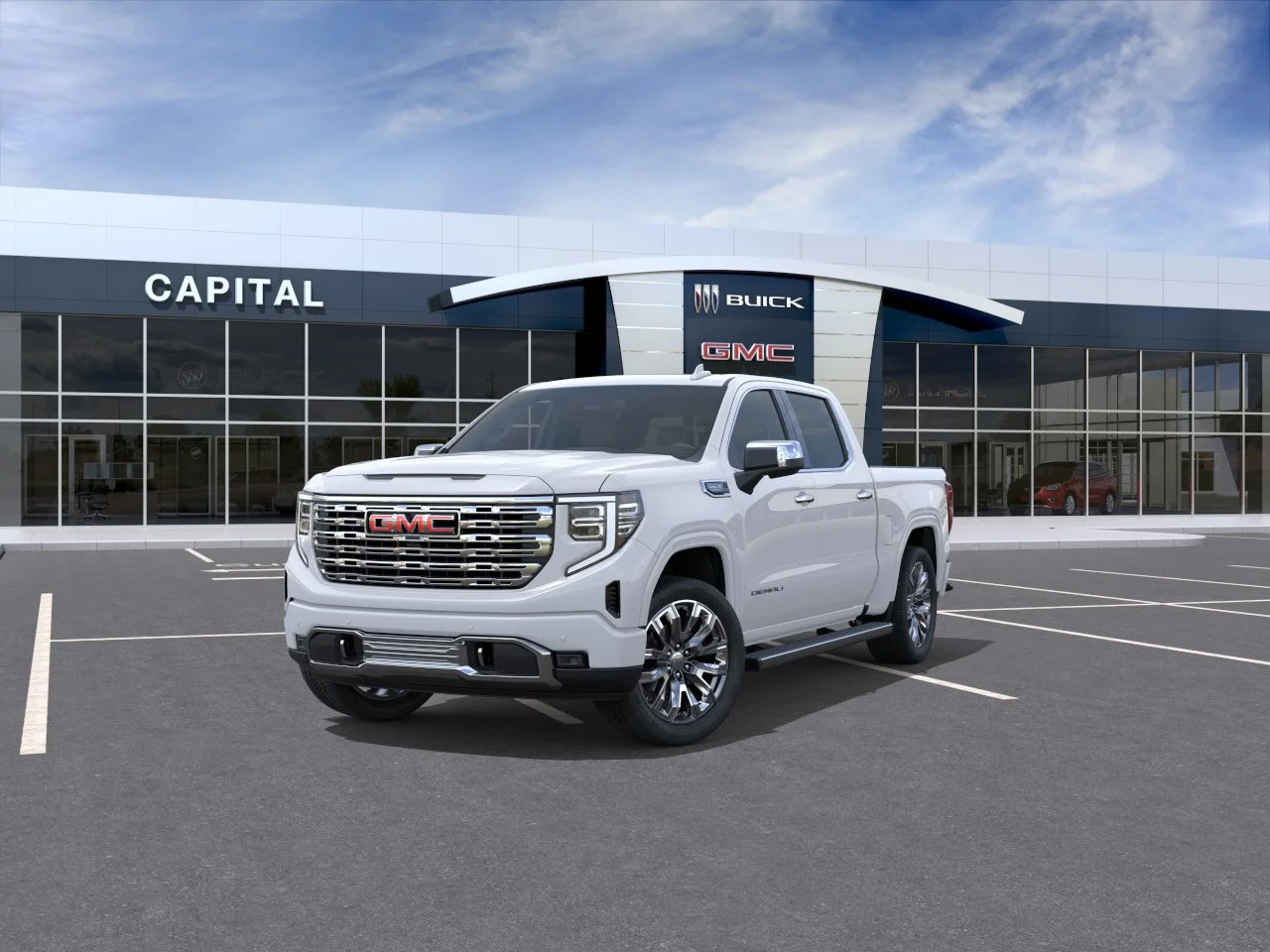 New 2026 GLACIER WHITE TRICOAT GMC Denali image 8
