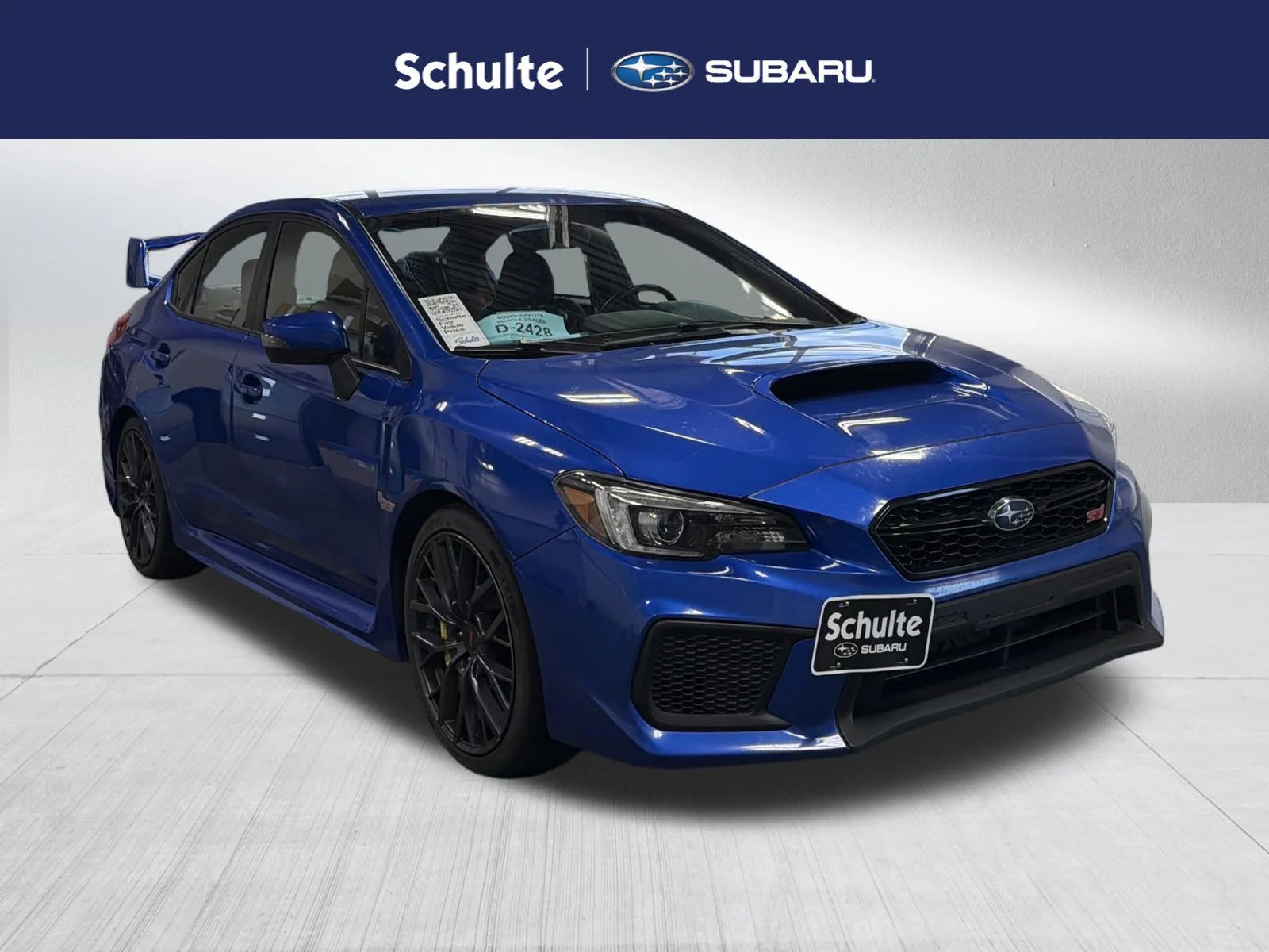 Used 2019 WR Blue Pearl Subaru STI image 1